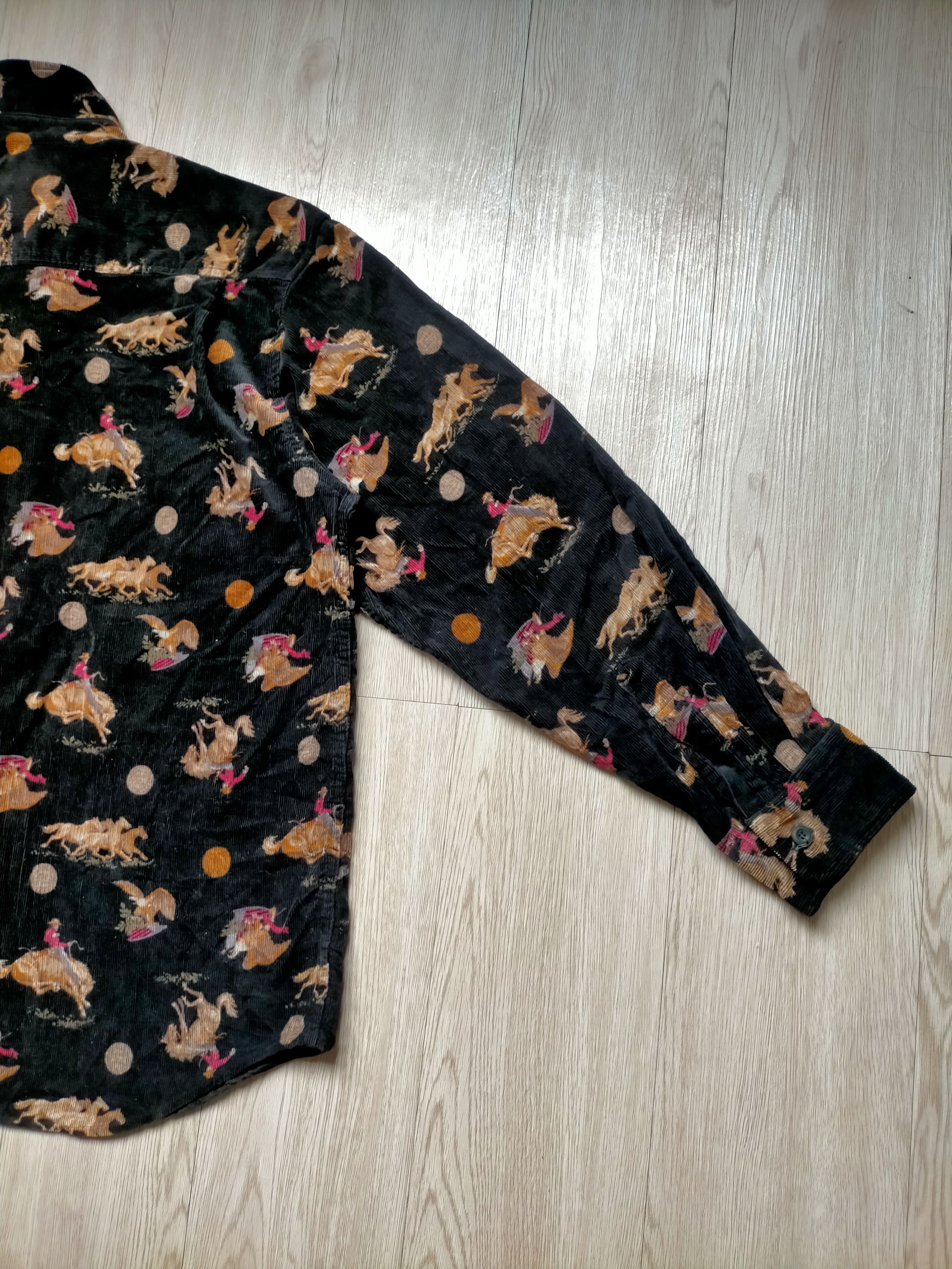 Lee 🔥Rare Lee Coudroy Full print Work shirt button ups Size US L / EU 52-54 / 3 - 9 Thumbnail