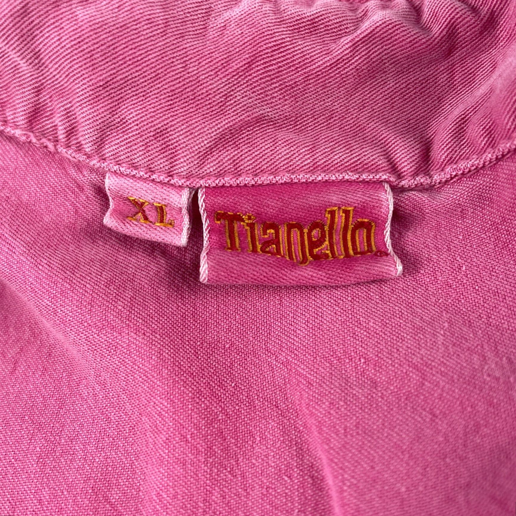 Vintage VINTAGE Tianello XL Long Sleeve Button-Up Shirt Pink Tencel Rayon Made in USA Size US XL / EU 56 / 4 - 4 Thumbnail