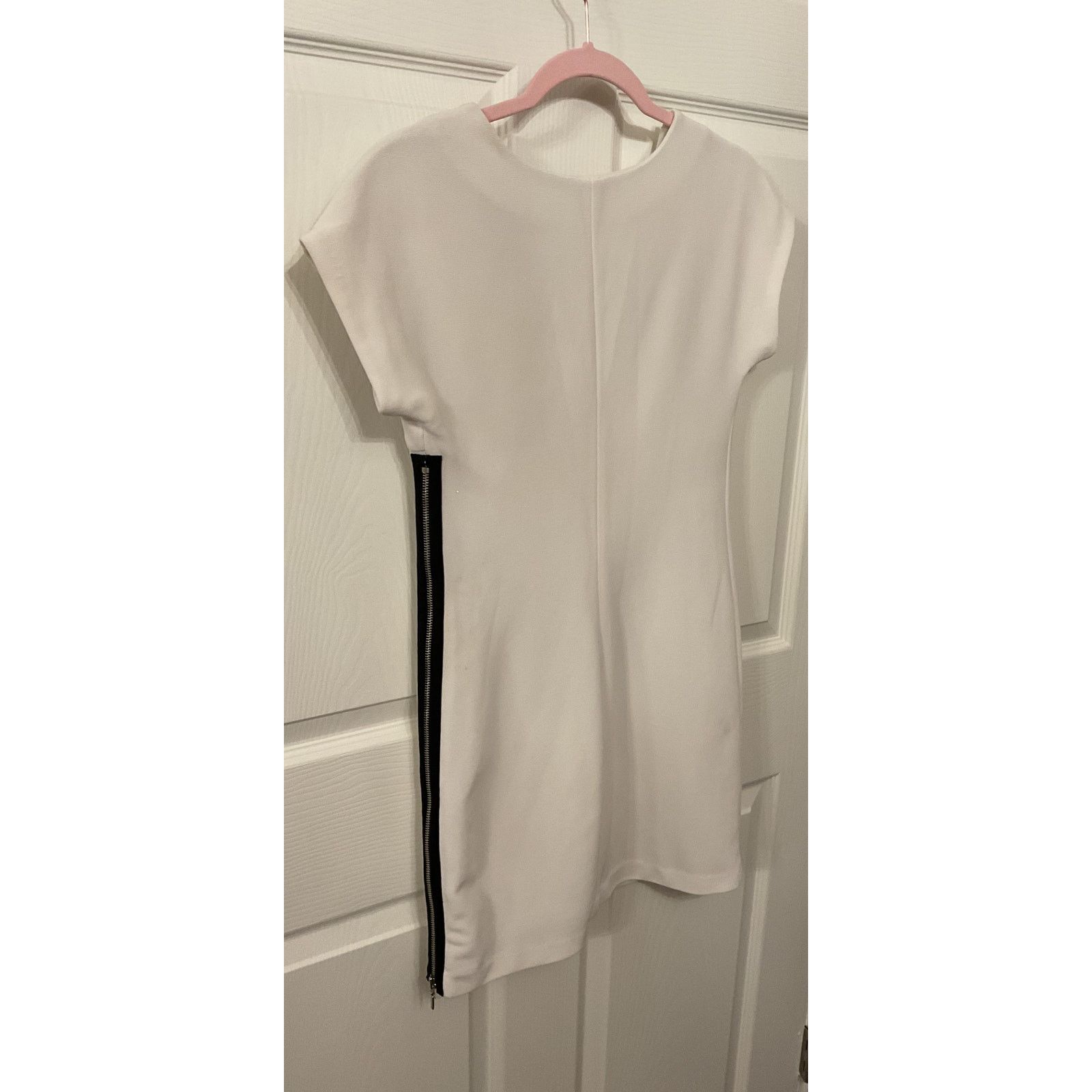 Armani Exchange Armani Exchange Bodycon Mini Black/Silver Exposed Zipper,0 Size XS / US 0-2 / IT 36-38 - 1 Thumbnail