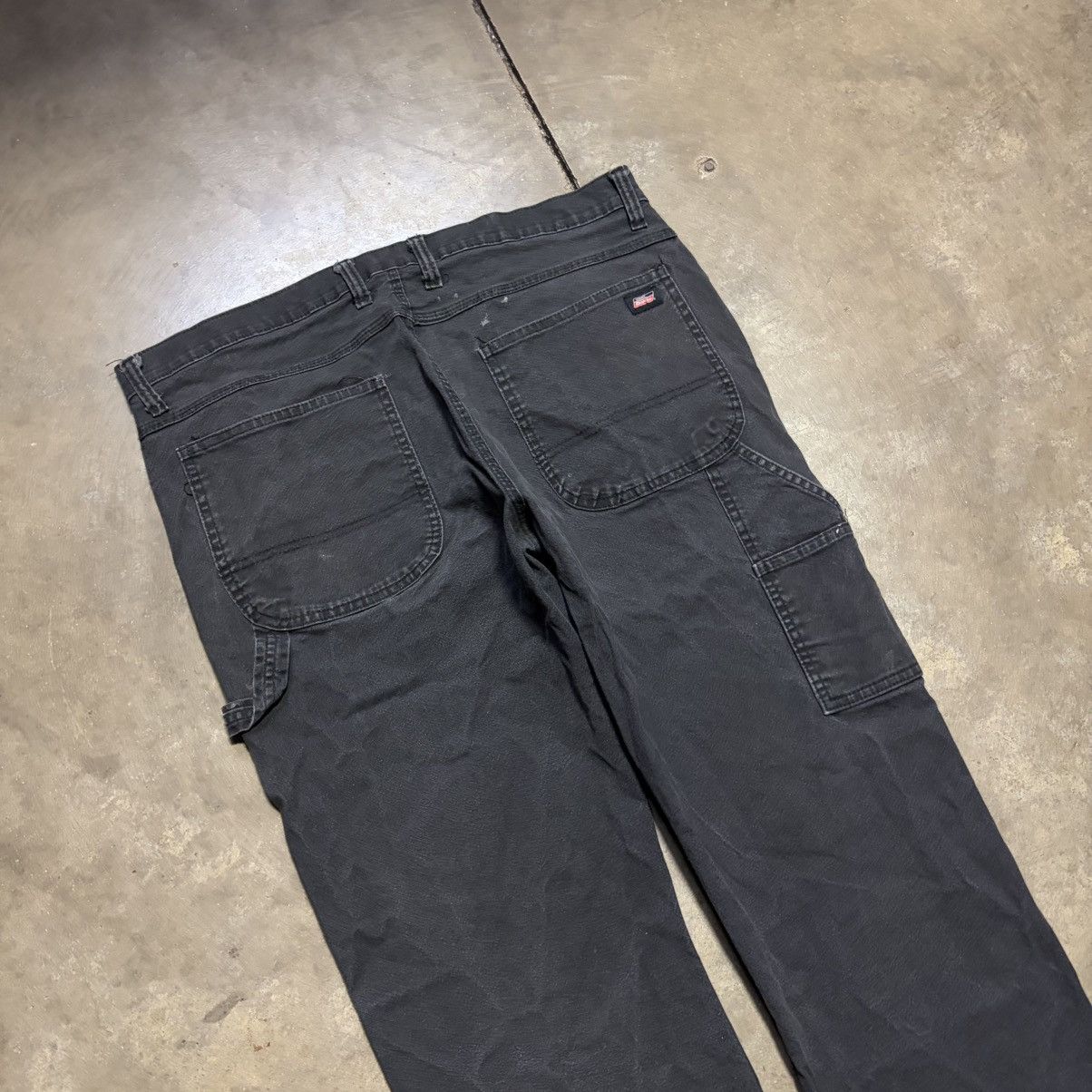 Dickies Vintage Dickies Carpenter Pants Faded Black Paint Splatter Size US 36 / EU 52 - 7 Thumbnail