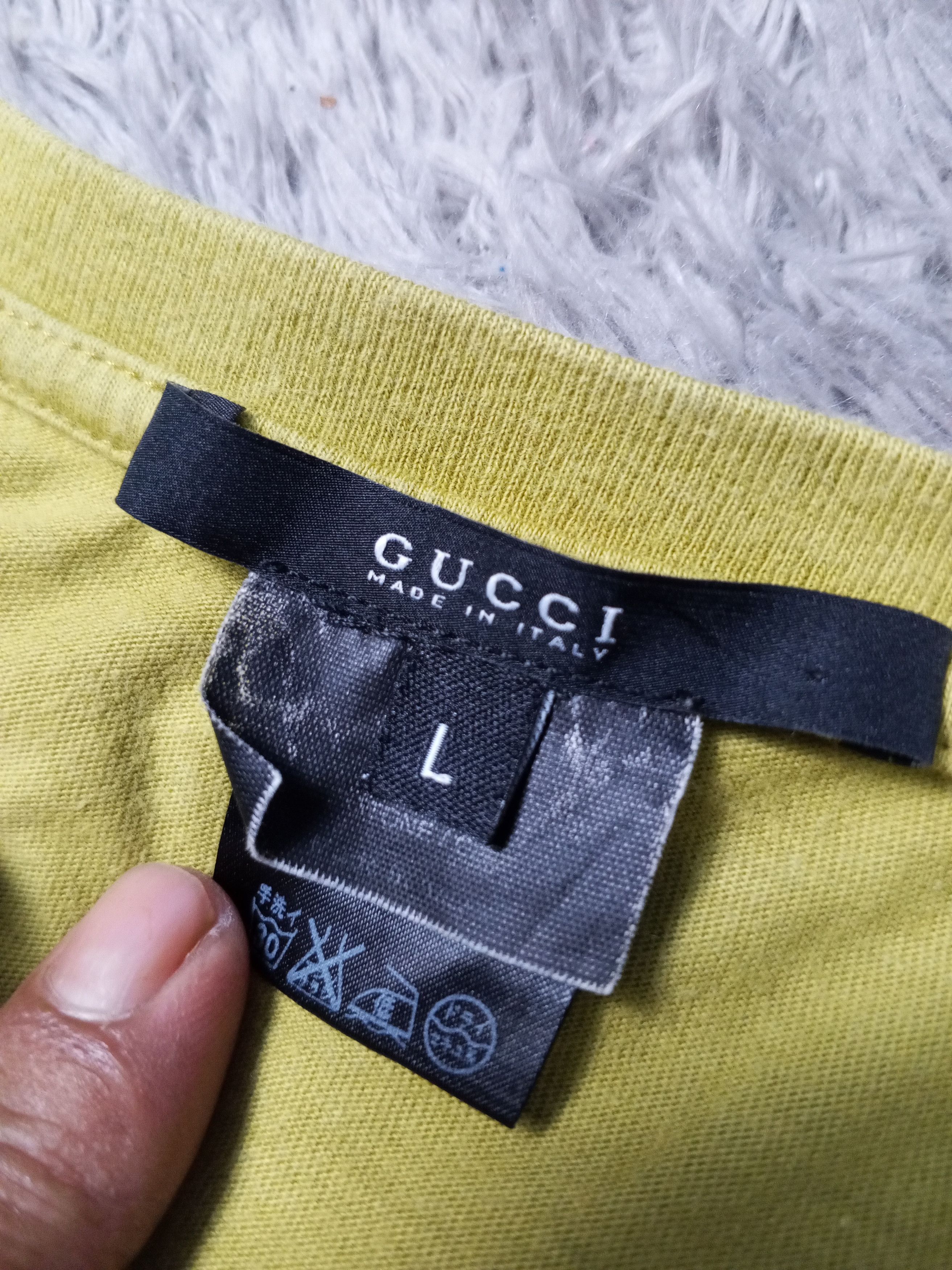 Gucci Gucci V Neck Tshirt Size US L / EU 52-54 / 3 - 2 Thumbnail