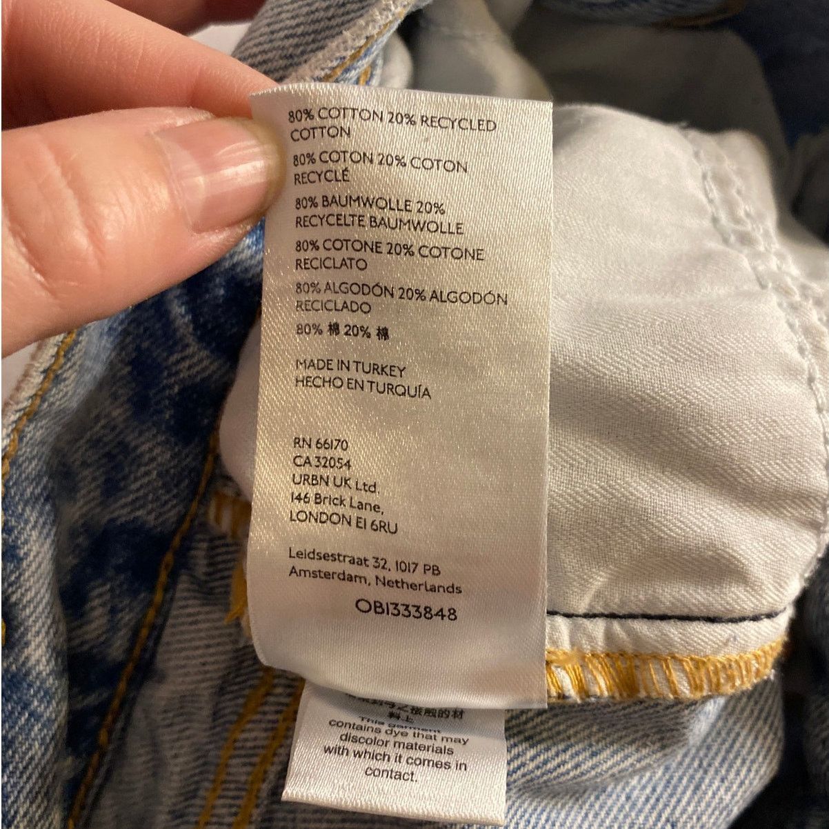 Other Free People We The Free Distressed Straight Leg Jeans 26 Size 26" / US 2 / IT 38 - 6 Thumbnail