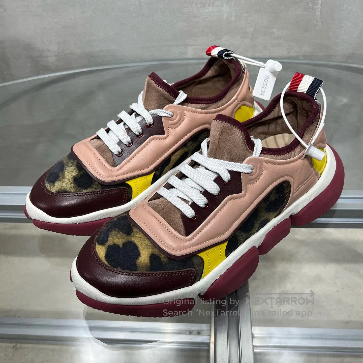 Moncler Moncler Leisure sports shoes in a white and red color comb Size US 7.5 / IT 37.5 - 1 Thumbnail