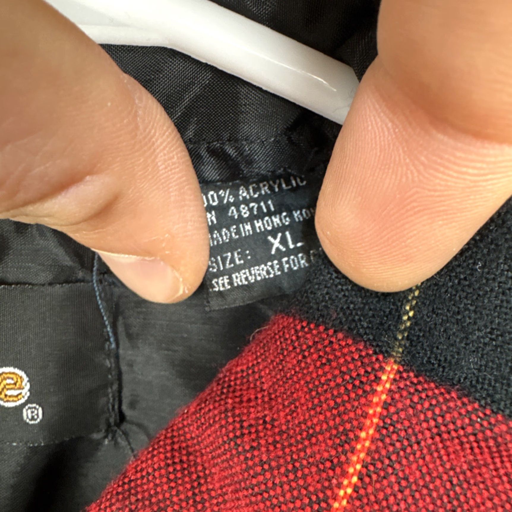 Vintage VINTAGE Timber Ridge Shirt Mens Flannel Plaid Buffalo Red Black XL Button-Up Pocketed Size US XL / EU 56 / 4 - 3 Thumbnail