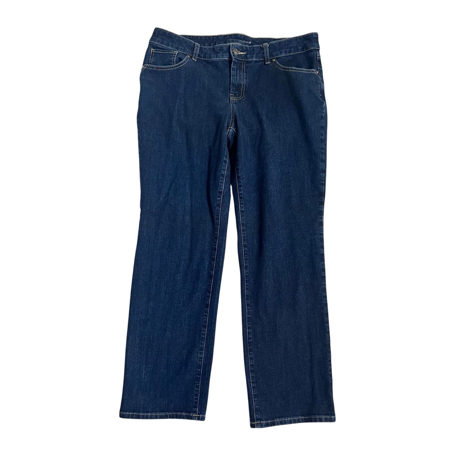 Chicos Chicos Mid-Rise Straight Leg Jean Size 2 Regular (US 12) Size 34" / US 12 / IT 48 - 1 Thumbnail
