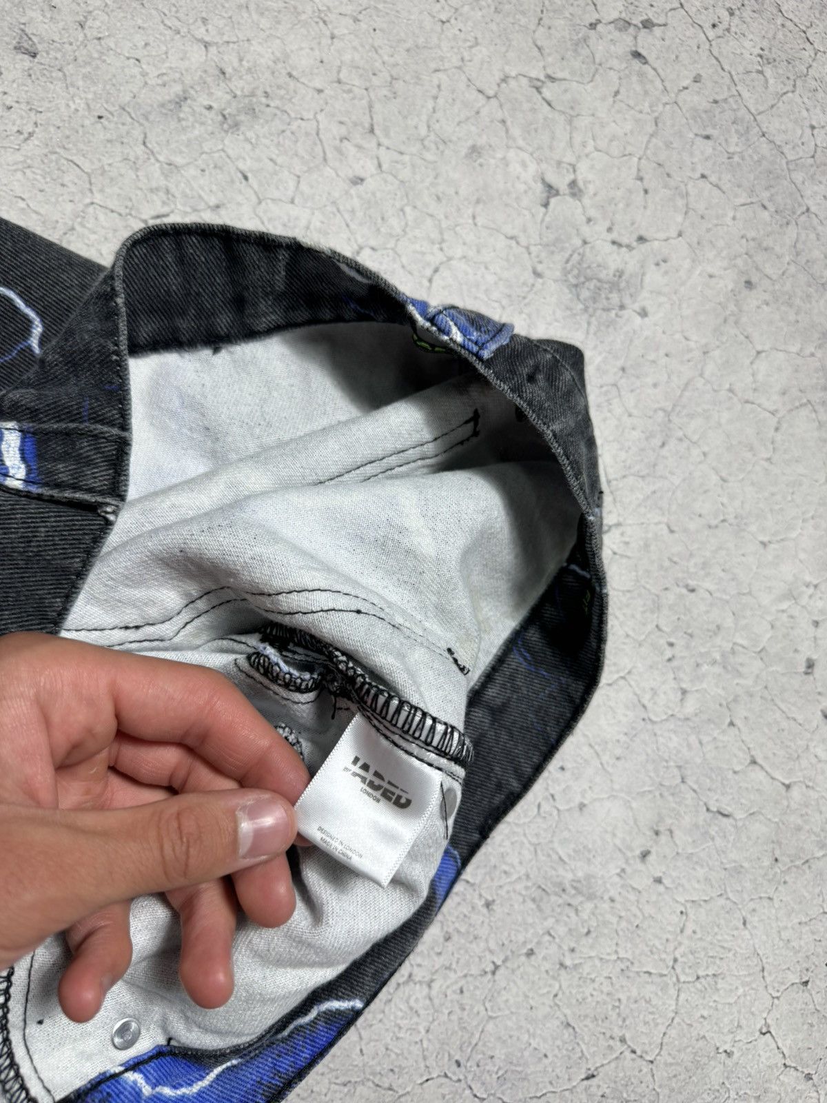 Jaded London Jaded London Denim Jeans Skate Fit Overprint Baggy SK8 Size US 32 / EU 48 - 8 Thumbnail