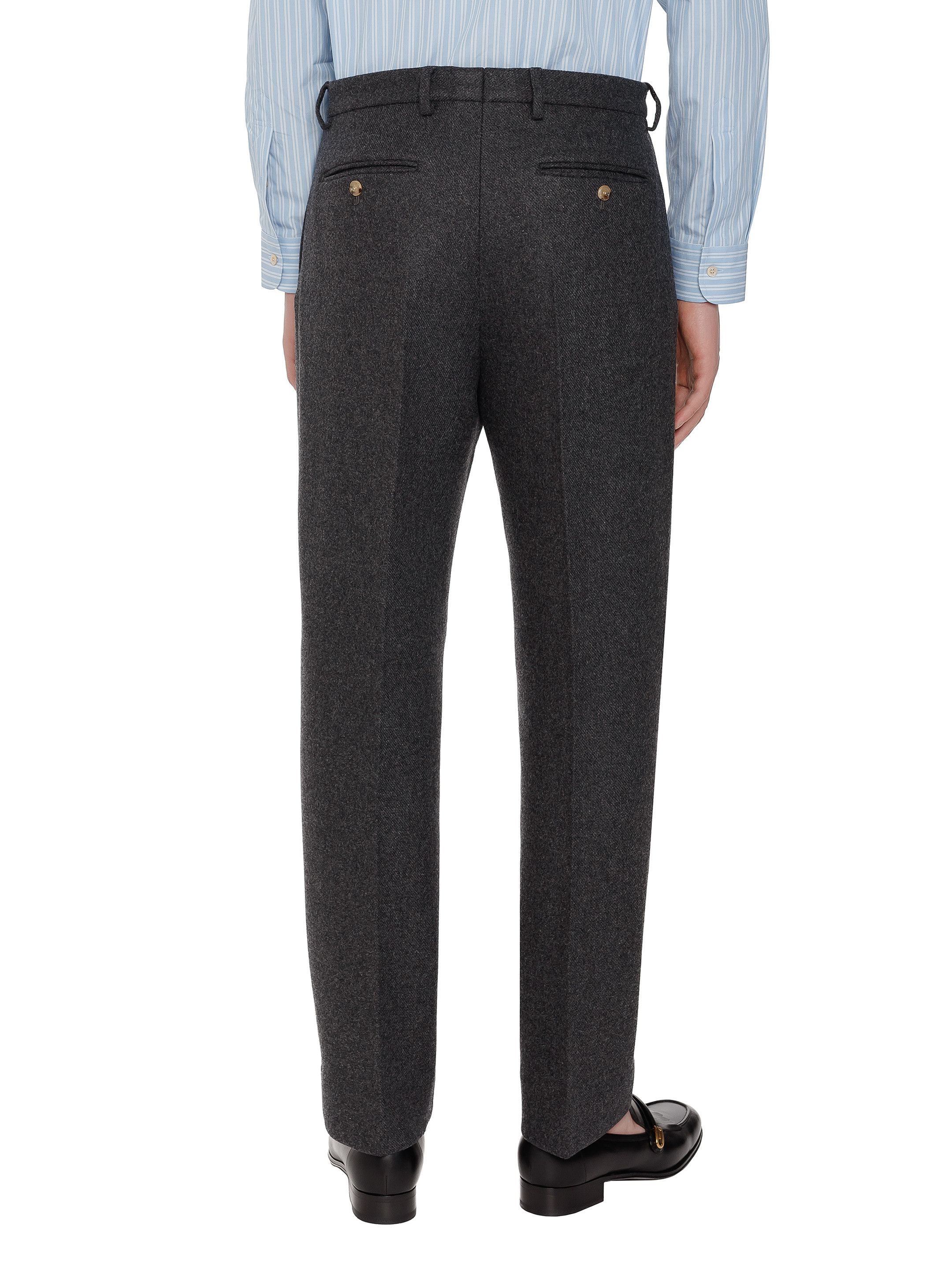 Gucci oc11z0526 Wool Cashmere Pants in Gray Size US 36 / EU 52 - 3 Thumbnail