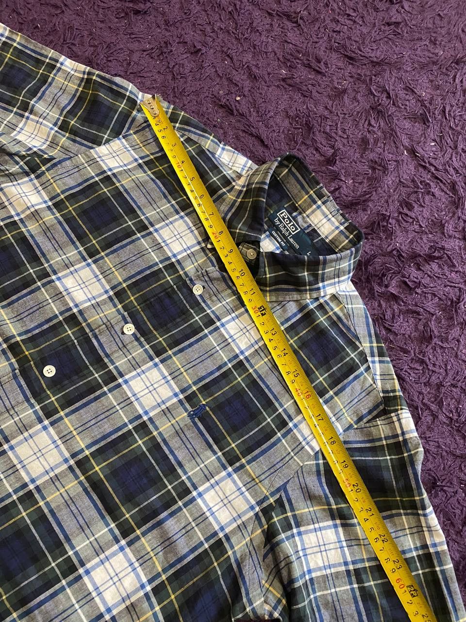 Polo Ralph Lauren Vintage Polo Ralph Lauren Custom Fit Button Up Shirt Size L Size US L / EU 52-54 / 3 - 8 Thumbnail