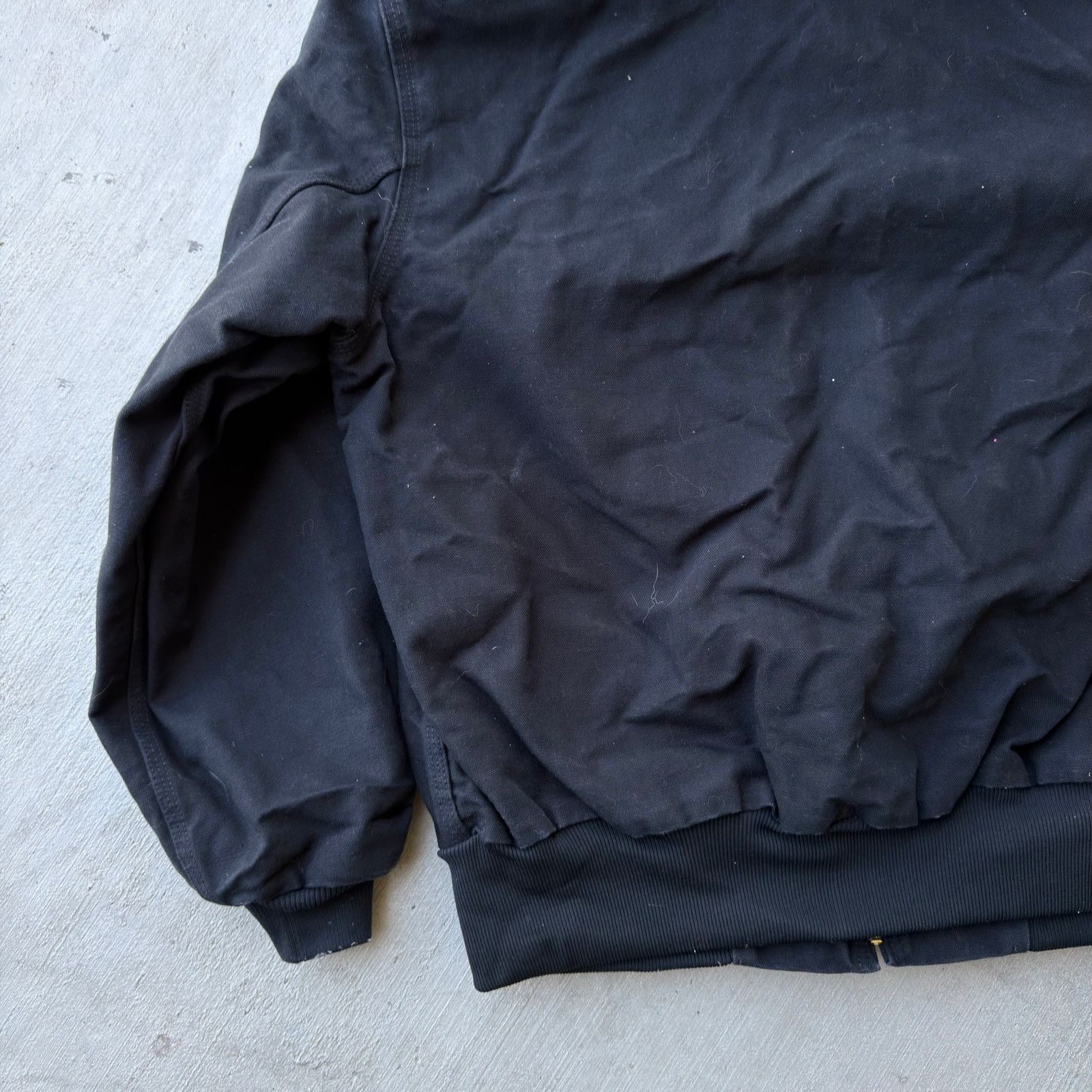 Carhartt × Vintage Carhartt J131 black hooded work wear jacket Size US L / EU 52-54 / 3 - 7 Thumbnail