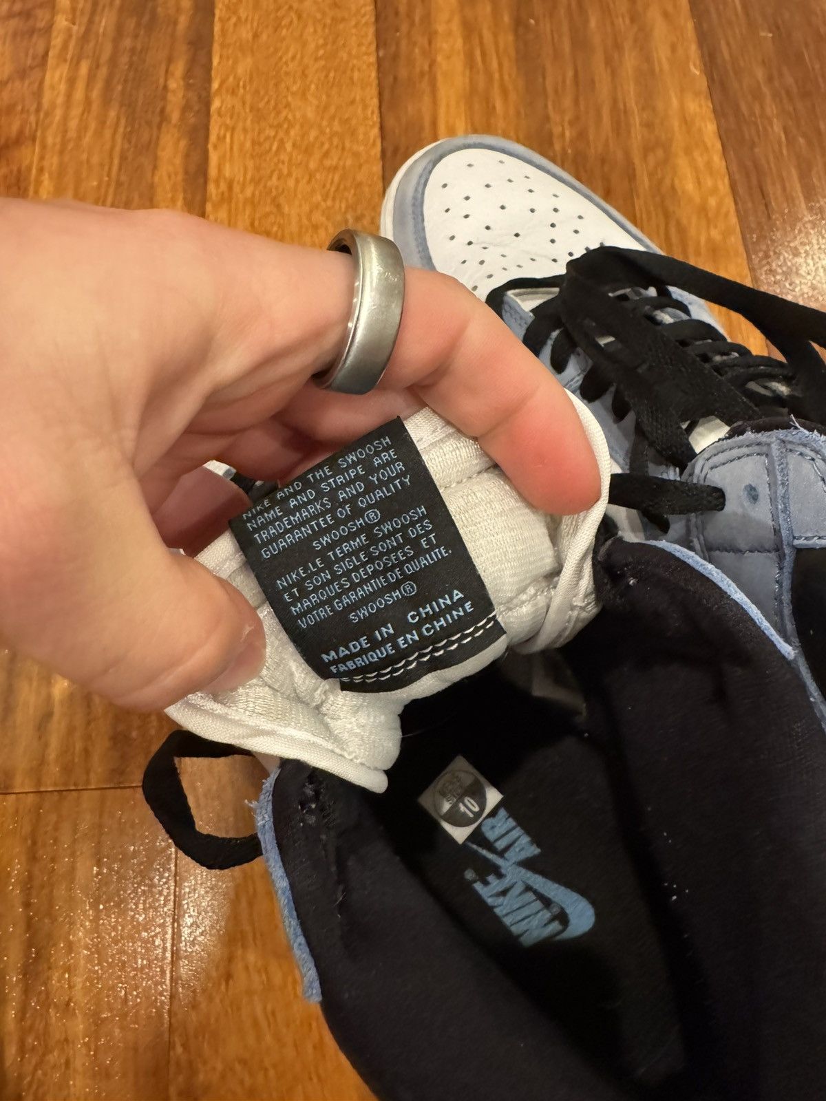 Nike Air Jordan 1 High Og University Blue Size US 10 / EU 43 - 5 Thumbnail