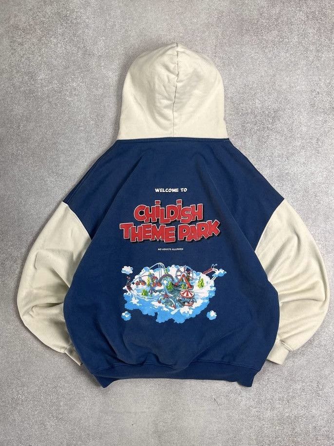 Vintage Vintage Childish Theme Park Boxy Hoodie M Size US M / EU 48-50 / 2 - 2 Thumbnail