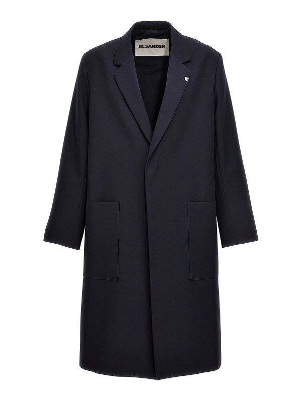 Jil Sander o1w1db10825 Coat in Blue Size US L / EU 52-54 / 3 - 1 Thumbnail
