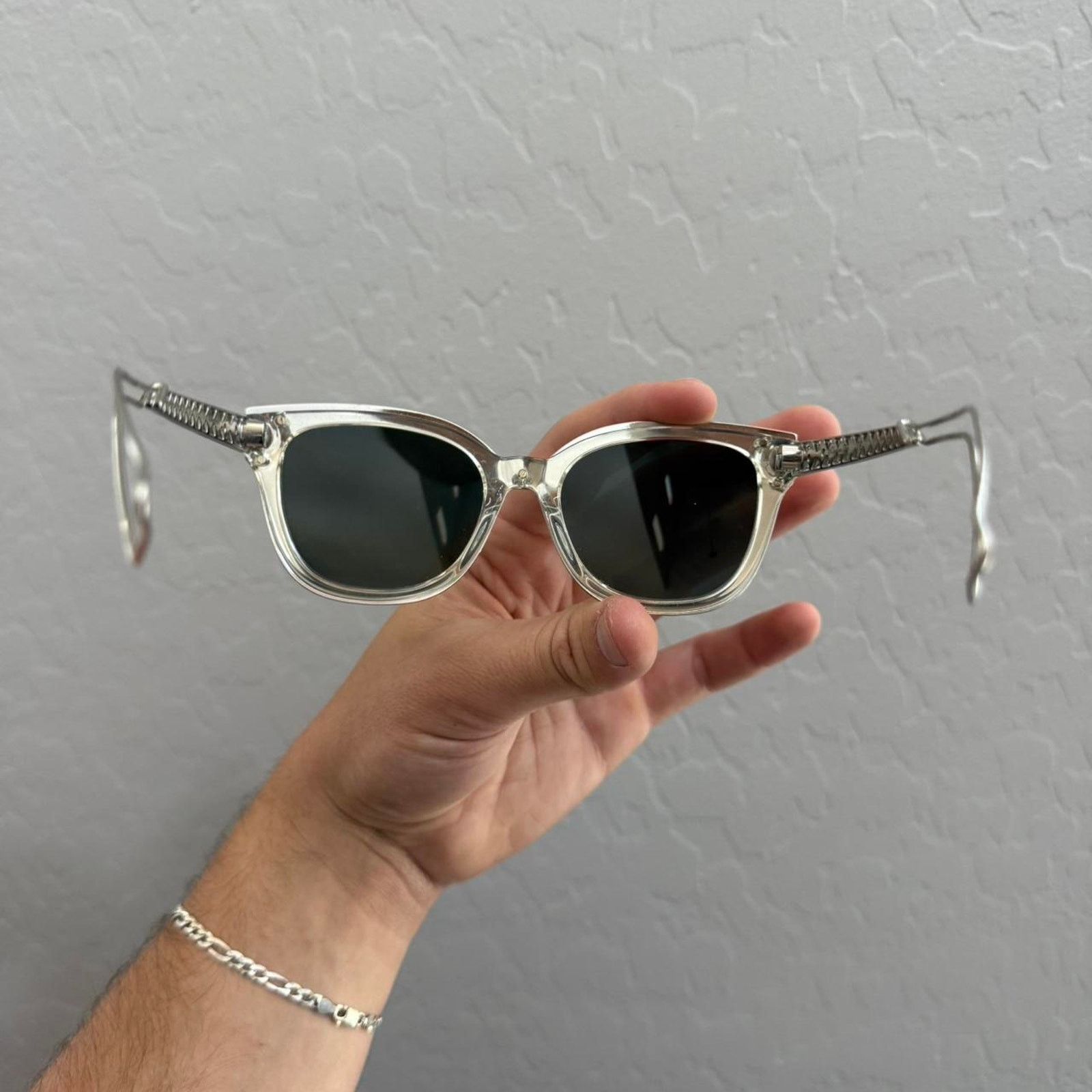 Christian Dior Monsieur Authentic Christian Dior Diorama Sunglasses Silver Size ONE SIZE - 6 Thumbnail