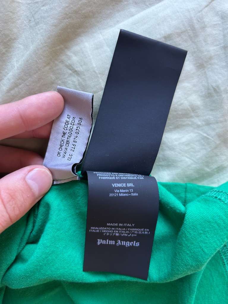Palm Angels Palm Angels Crocodile Logo Tee Size US L / EU 52-54 / 3 - 6 Thumbnail