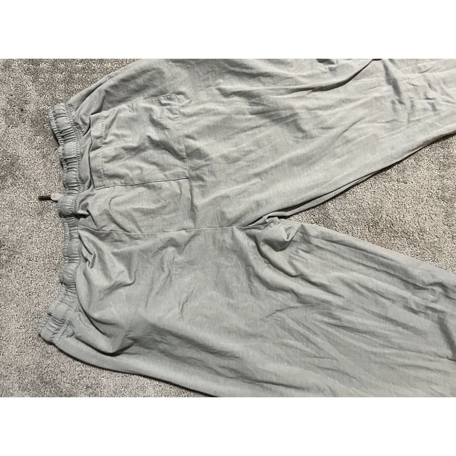 Gap GAP Men Jogger Sweatpants Pant XL Gray Polyester Lyocell Blend Pants Mens XL Gray Jogger Activewear Size US 36 / EU 52 - 4 Thumbnail