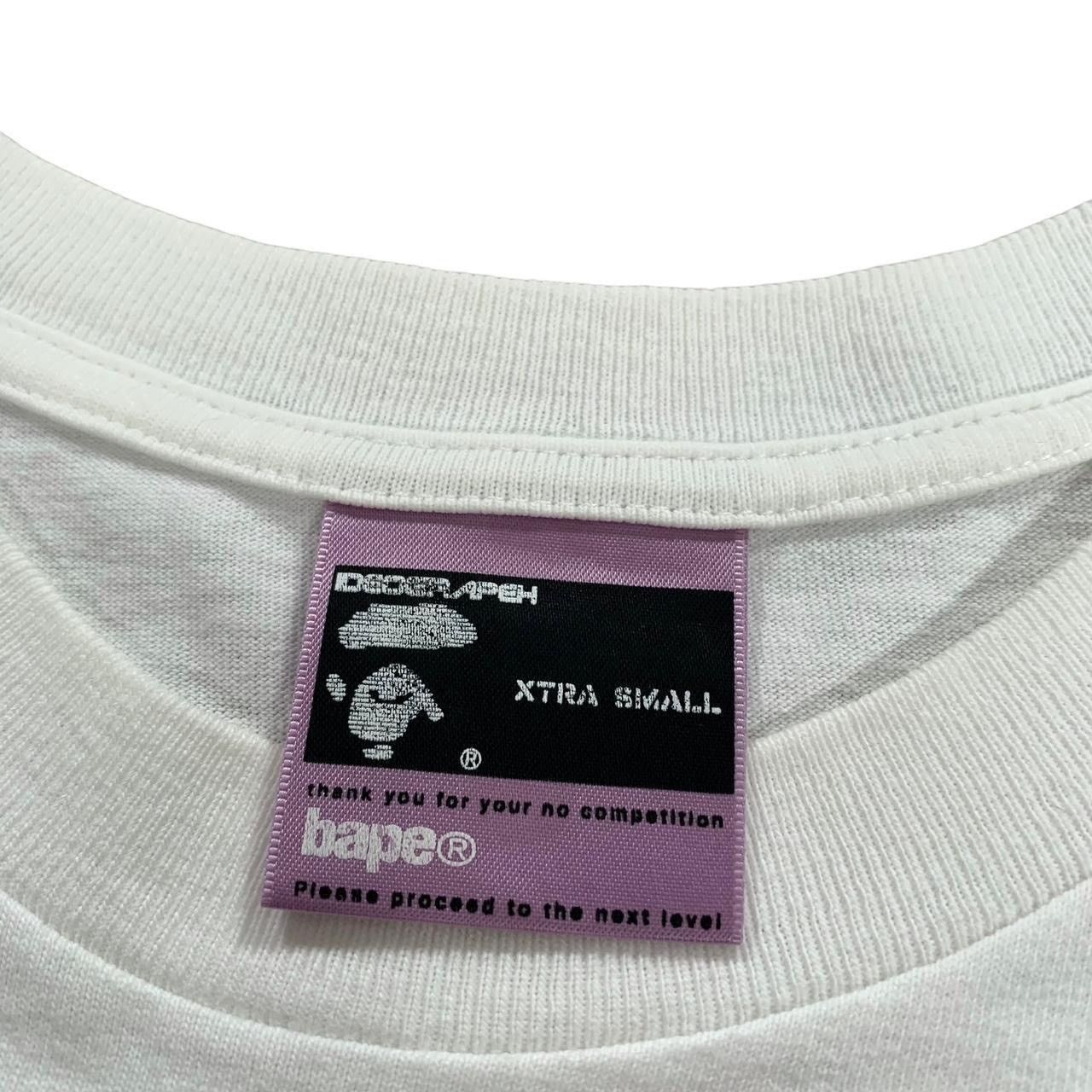 Kaws Vintage Bape Kaws Chum Women’s White & Pink Camo T Shirt Size XS / US 0-2 / IT 36-38 - 5 Thumbnail