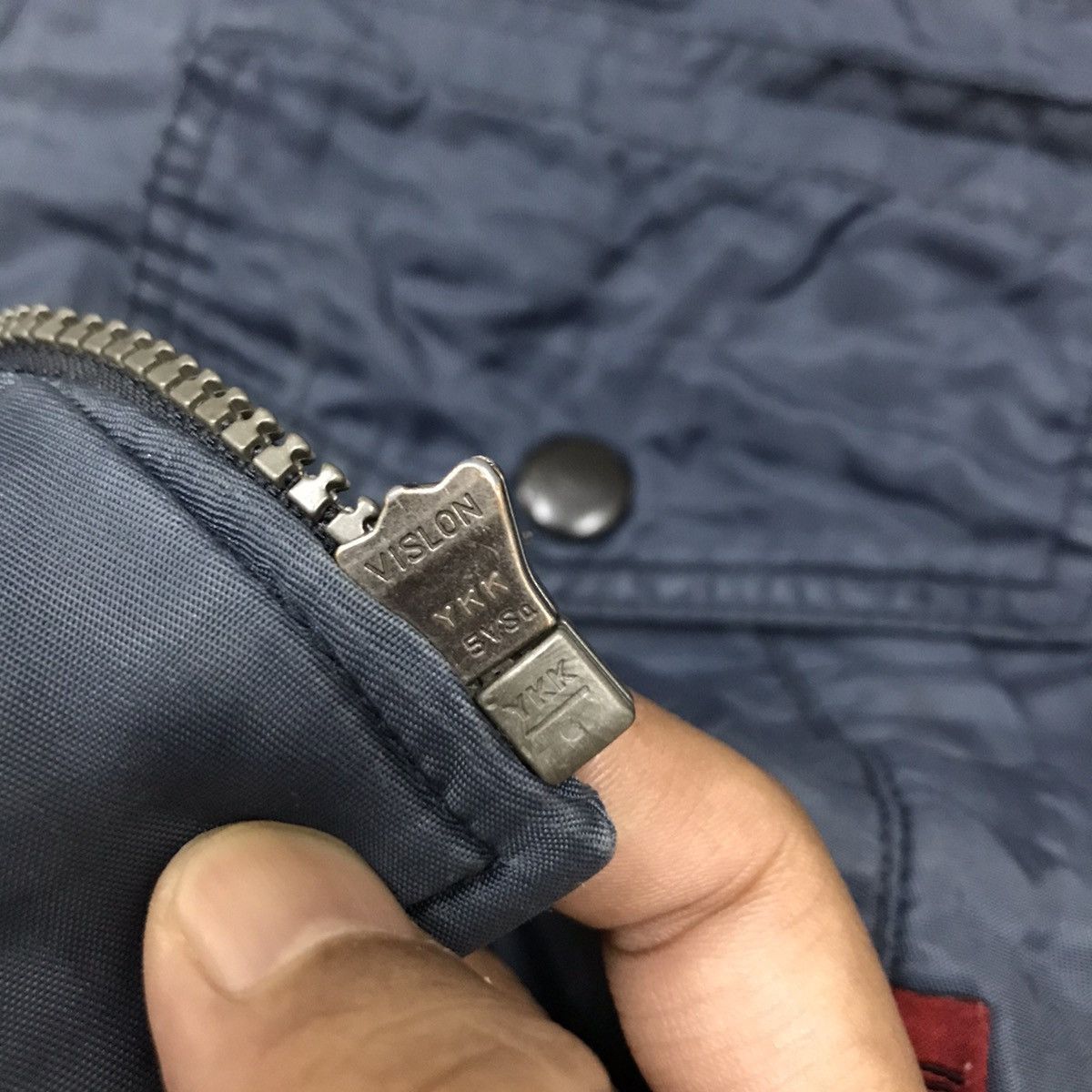 Japanese Brand Vintage Lonely Wolf Double Pocket Zipper Bomber Jacket Size US L / EU 52-54 / 3 - 16 Thumbnail