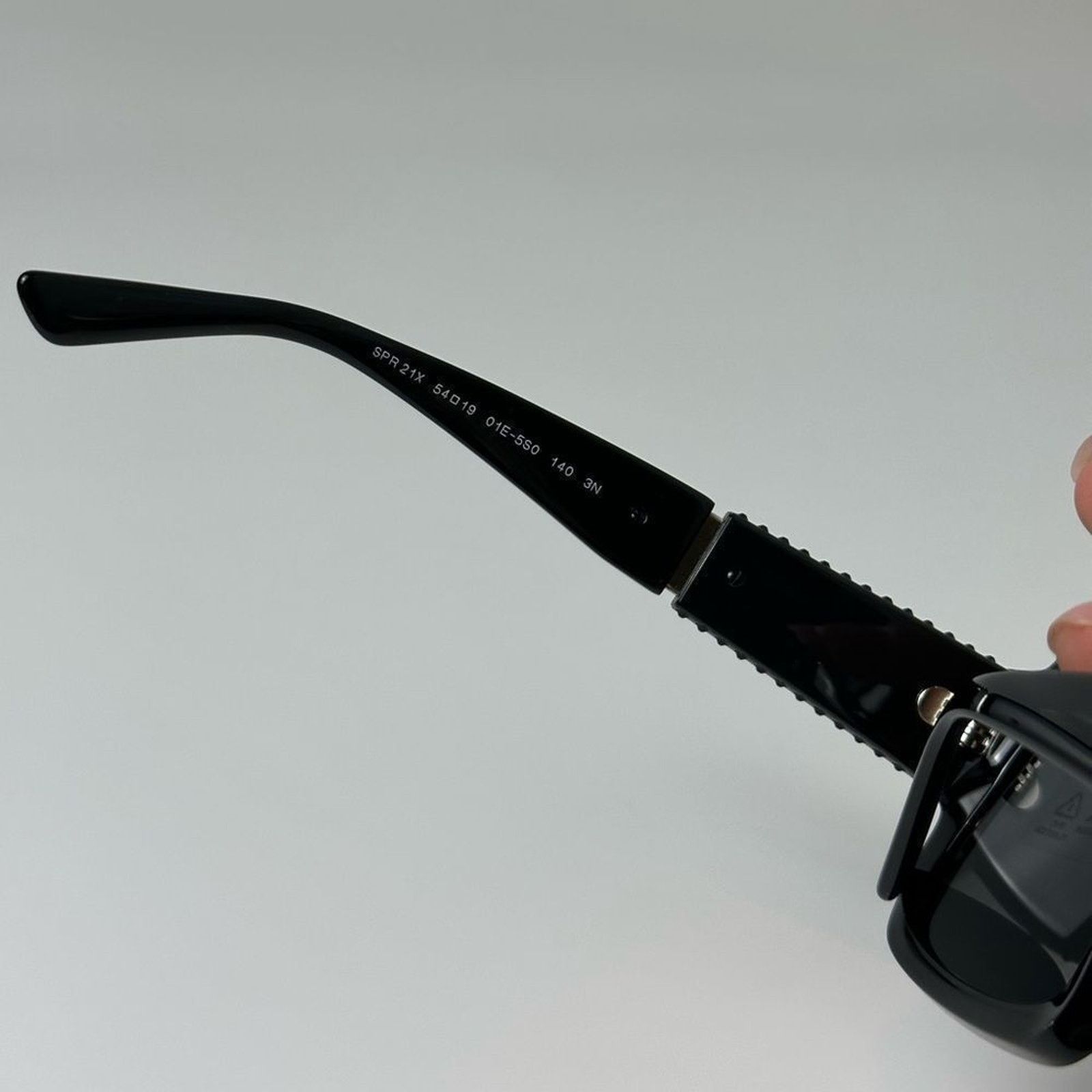 Prada NEW PRADA Sunglasses PR21XS 01E5S0 Black/Dark Grey Women Size ONE SIZE - 8 Thumbnail