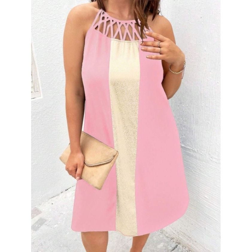 Shein Shein Womens Plus Size Dress Cut Out Halter Neckline Dress P Size 3XL / US 20-22 - 7 Thumbnail