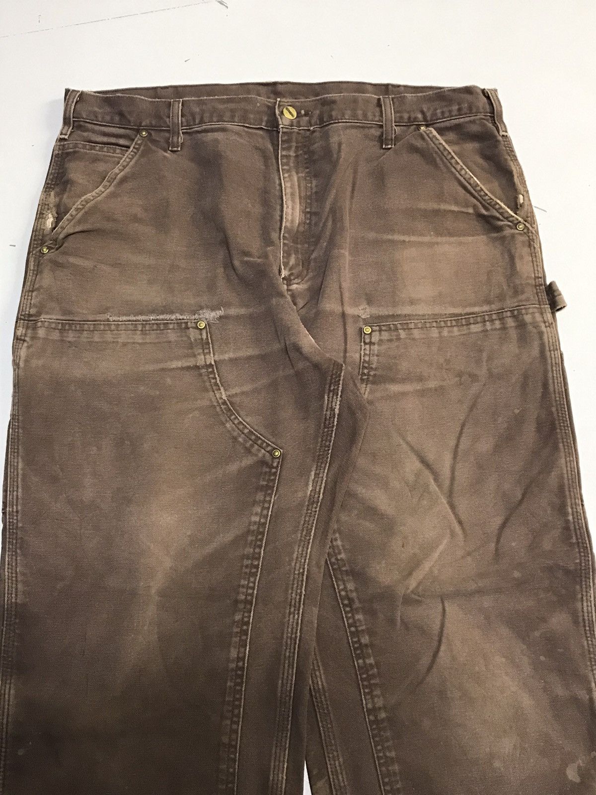 Carhartt Vintage Carhartt B136 DKB double knee workwear Size US 40 / EU 56 - 5 Thumbnail