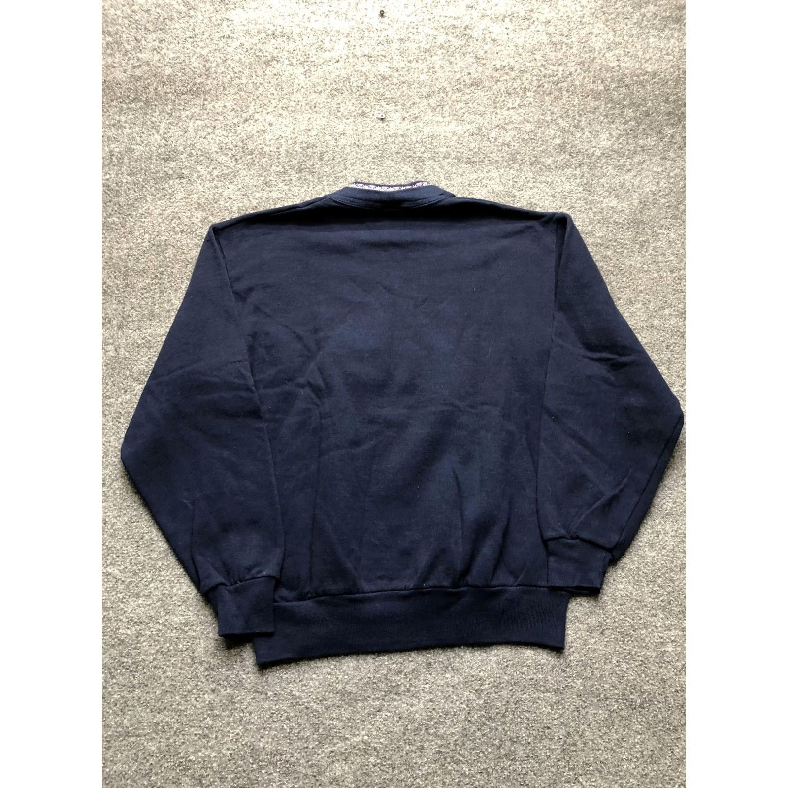Vintage VINTAGE Morning Sun Sweatshirt Womens Medium Blue Winter Forest Graphic 90s Size M / US 6-8 / IT 42-44 - 6 Thumbnail