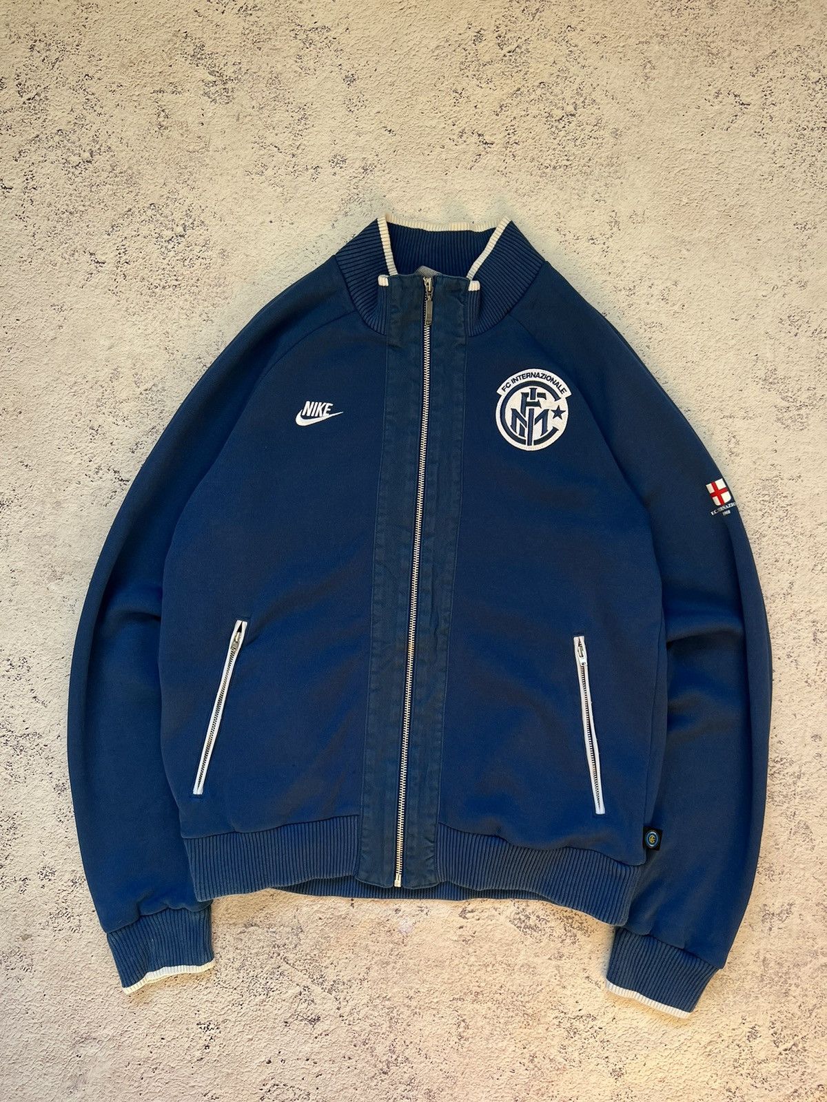 Nike × Vintage Vintage Nike Inter Milan Track Top Jacket Size US M / EU 48-50 / 2 - 2 Thumbnail