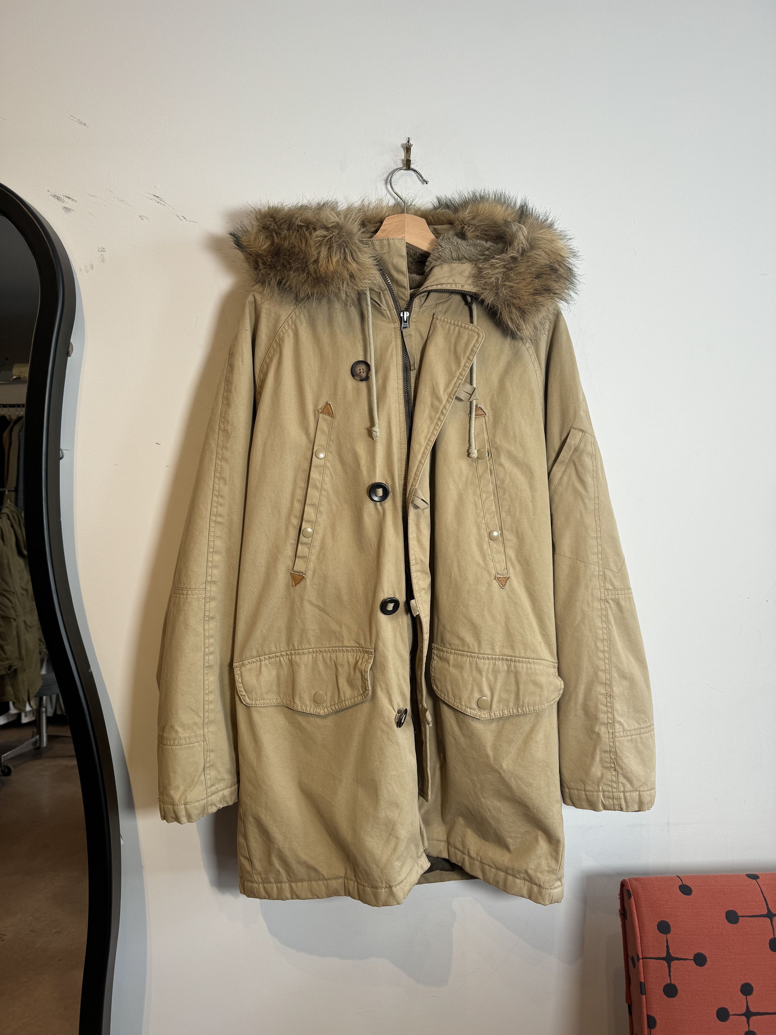 Old Navy × Vintage 2000s Old Navy Military Parka Size L Size US L / EU 52-54 / 3 - 1 Thumbnail