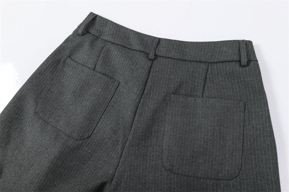 Japanese Brand Men's Vibe Streetwear Loose-Fit Wide-Leg Striped Shorts Size US 32 / EU 48 - 4 Thumbnail