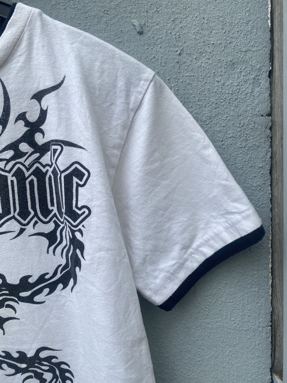 14th Addiction × Affliction × JNCO Vintage Crimsonic Tribal Poem Dragon Tshirt Size US M / EU 48-50 / 2 - 5 Thumbnail