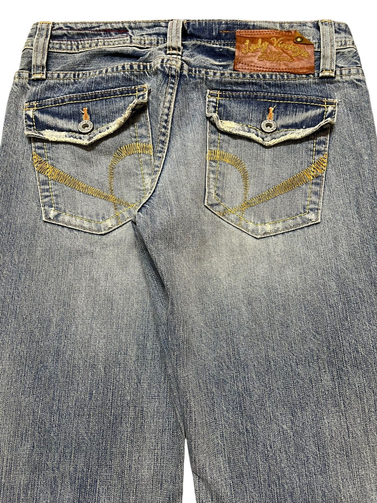 Hysteric Glamour Vintage Japanese Brand Bush Pants Faded Wash Bootcut Jeans Size US 28 / EU 44 - 6 Thumbnail