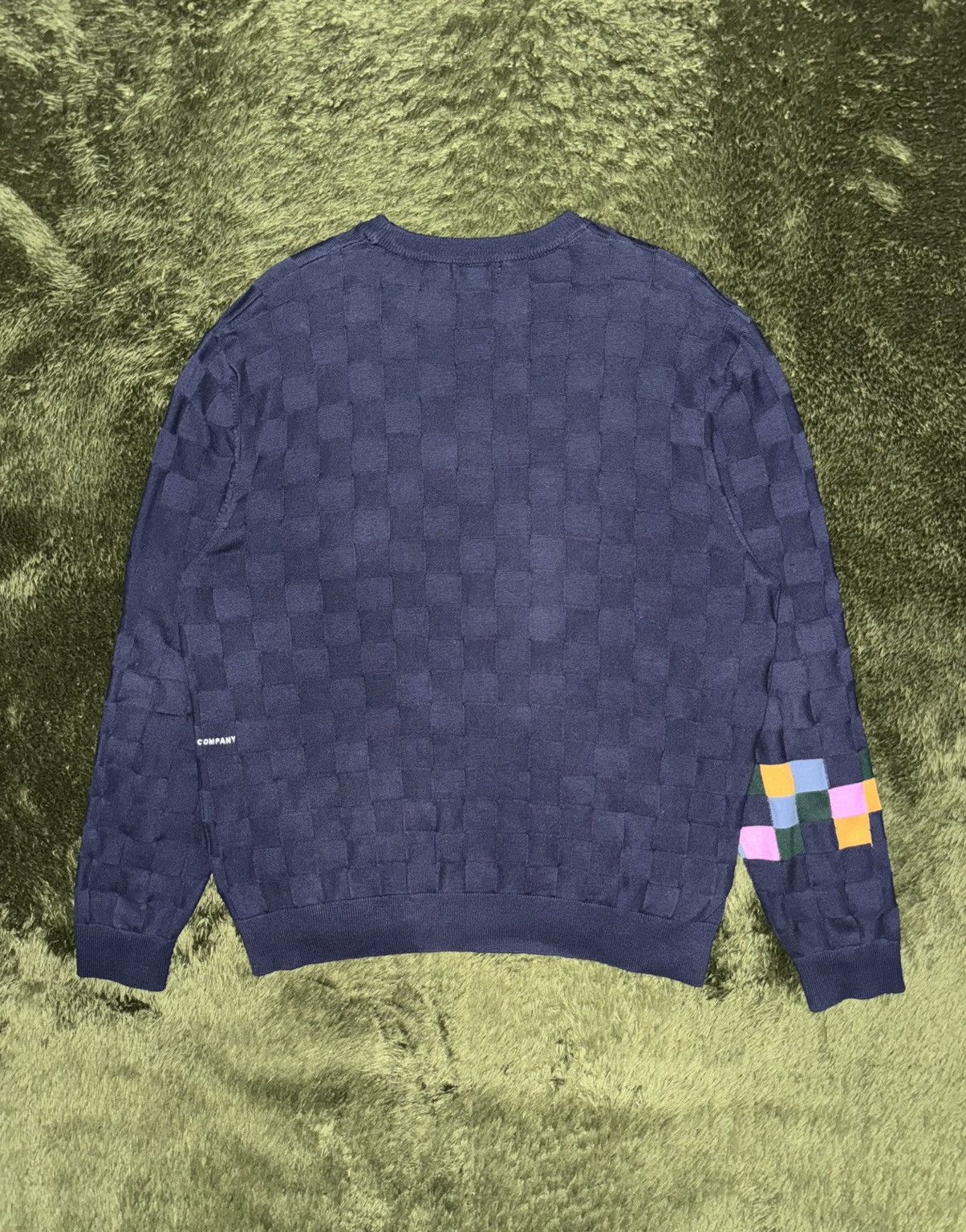 Pop Trading Company [XL] POP Trading Company 21AW Panel Knitwear Sweater Size US XL / EU 56 / 4 - 8 Thumbnail