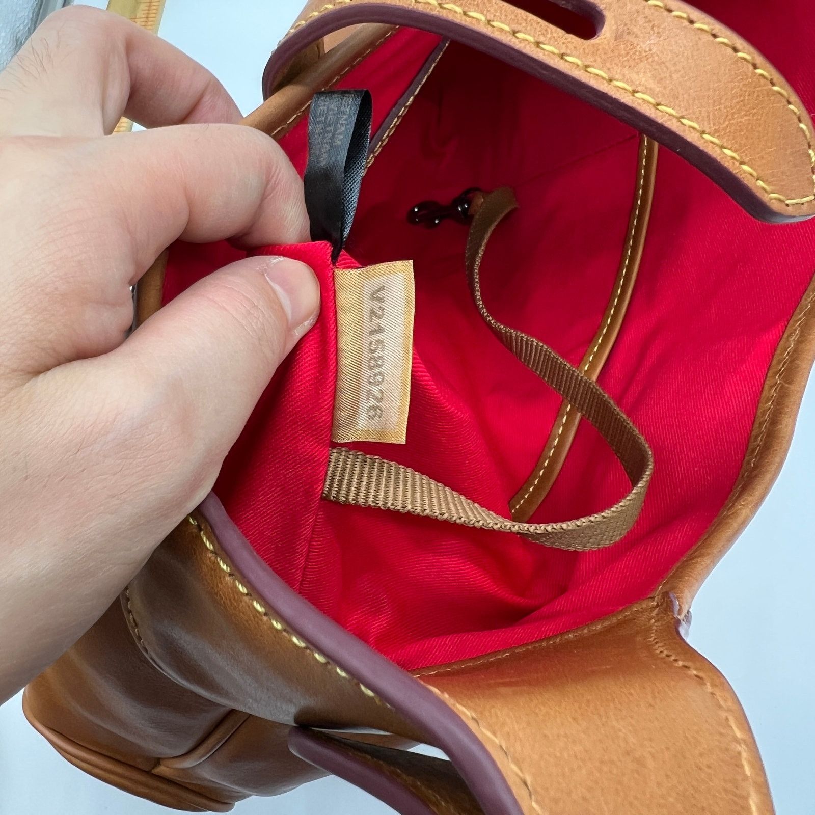 Dooney & Bourke Dooney & Bourke Florentine Leather Crescent Hobo Brown Size ONE SIZE - 16 Thumbnail