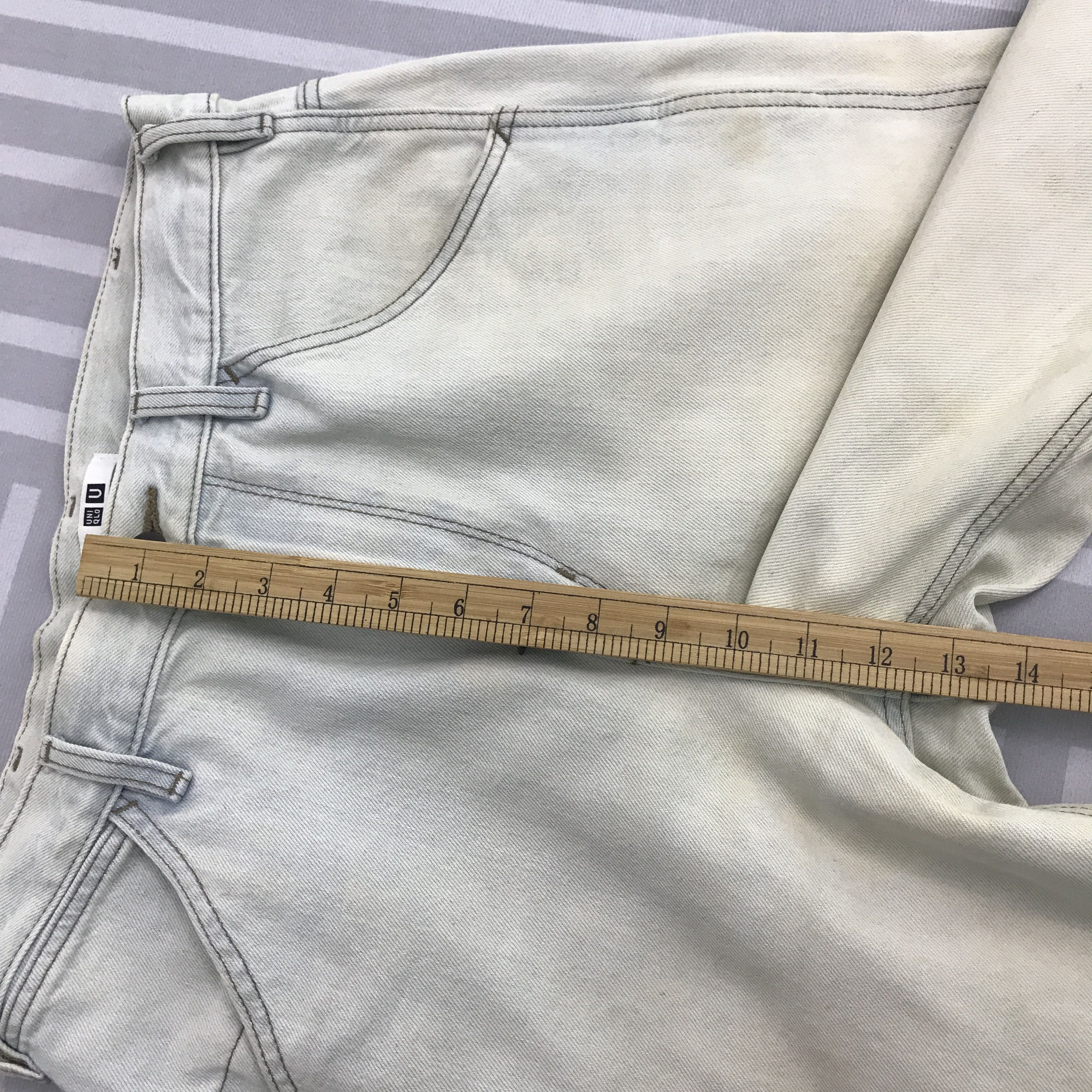 Christophe Lemaire × Uniqlo Vtg Lemaire x Uniqlo Distressed Denim light wash design Size US 30 / EU 46 - 9 Thumbnail