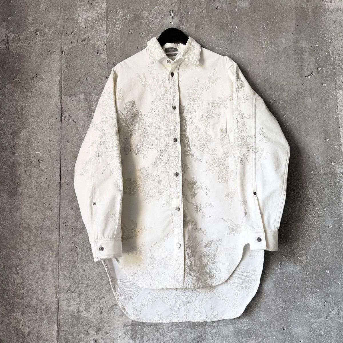 Dior Dior 1/1 VVIP SAMPLE Cherub Hand Embroidery Button Up Shirt Size US L / EU 52-54 / 3 - 11 Thumbnail