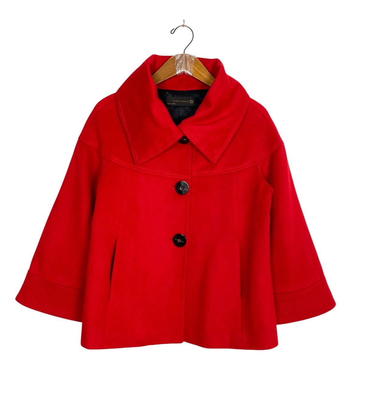 Zara Rare‼️ Zara Woman Wool Coat Made in Spain Size M / US 6-8 / IT 42-44 - 1 Thumbnail