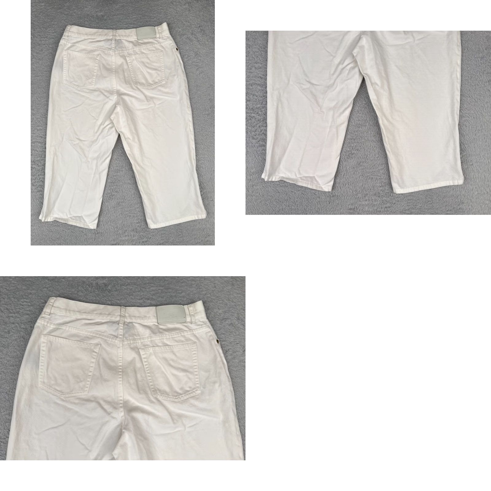 Ralph Lauren Lauren Ralph Lauren Jeans Women 8P White Denim Capri Crop 28 Size 30" / US 8 / IT 44 - 9 Thumbnail