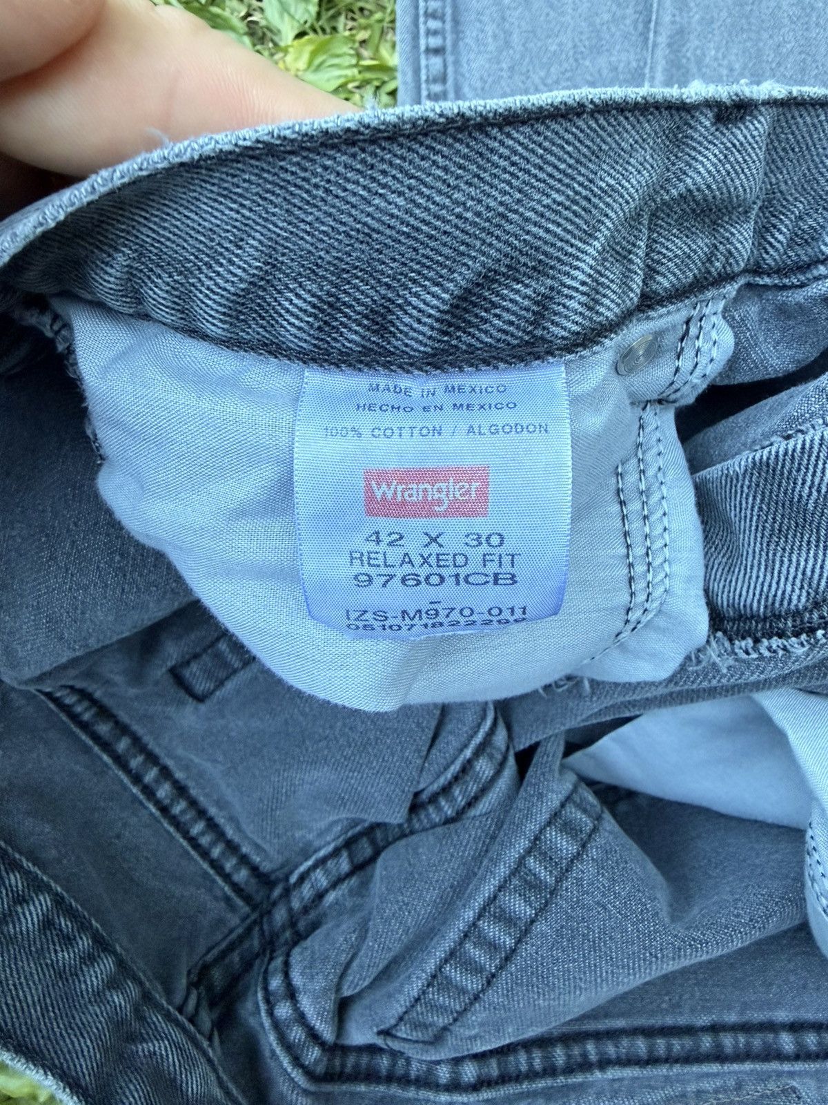 Wrangler VTG Wrangler Black Denim Jeans Size 42X30 Size US 42 / EU 58 - 6 Thumbnail