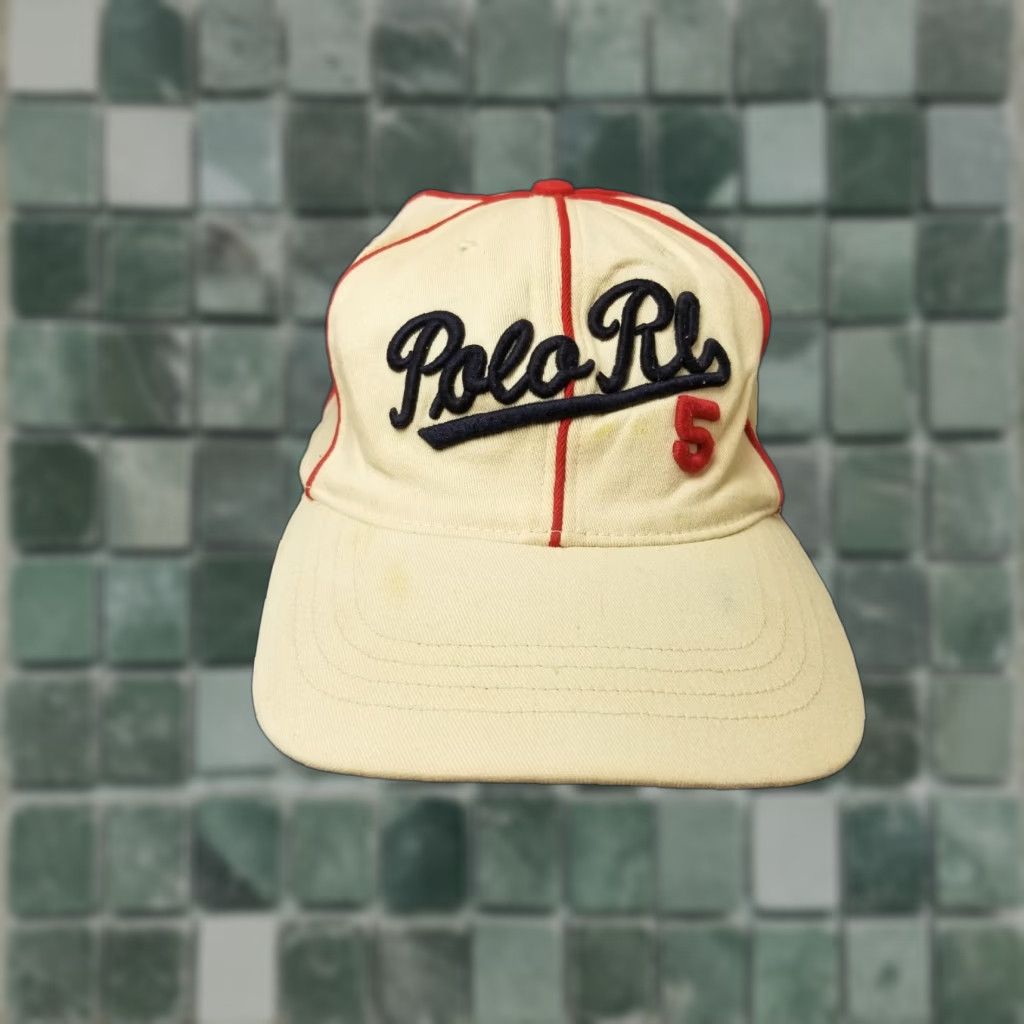 Polo Ralph Lauren VINTAGE Polo Ralph Lauren K-Swiss Patch Hat Stadium 92' P Wing Polo Ralph Lauren Baseball Cap Mens One Size Beige Size US M / EU 48-50 / 2 - 1 Thumbnail