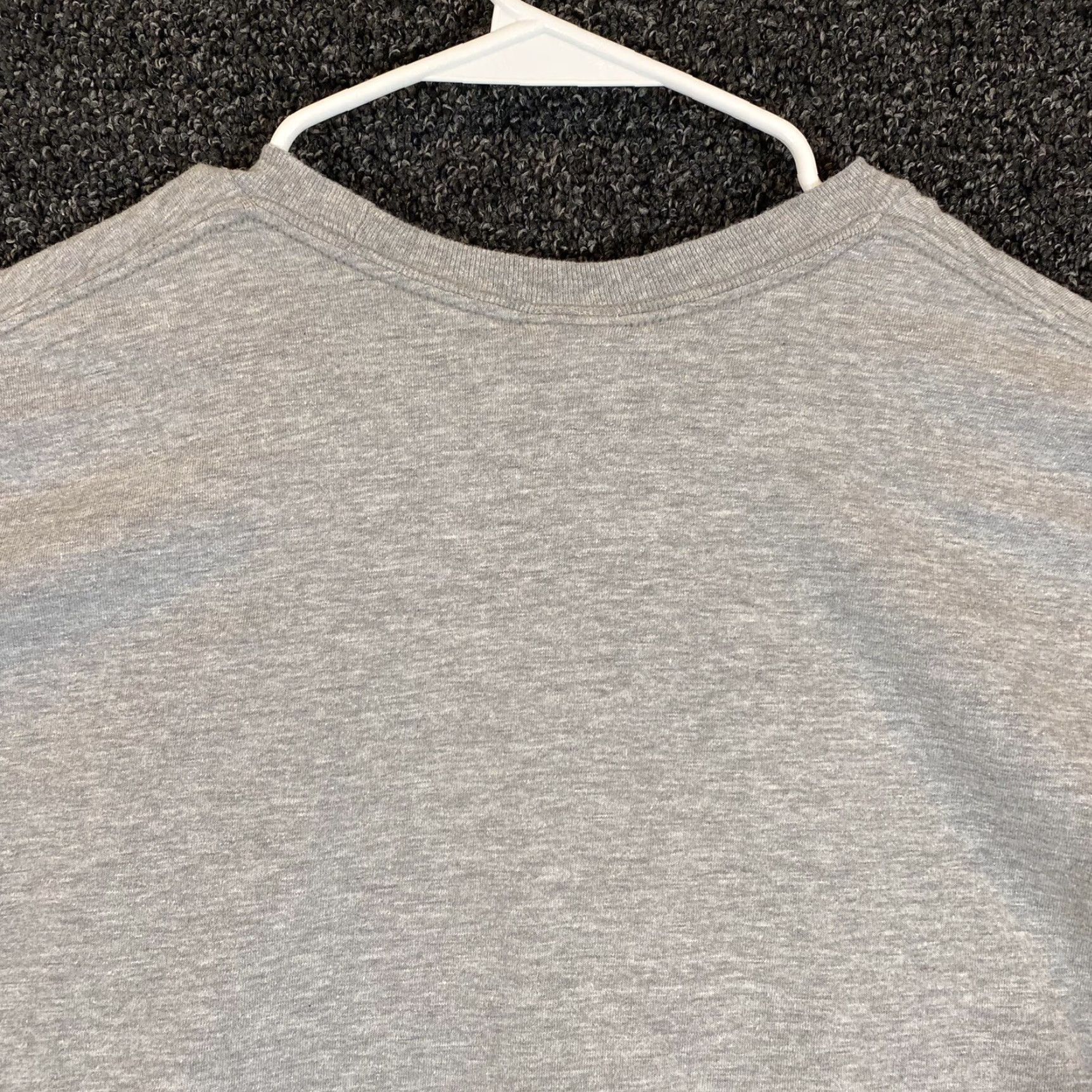 Nike Nike T-Shirt Men Large Basketball Script Gray Cotton All Seasons 2000s Size US L / EU 52-54 / 3 - 6 Thumbnail