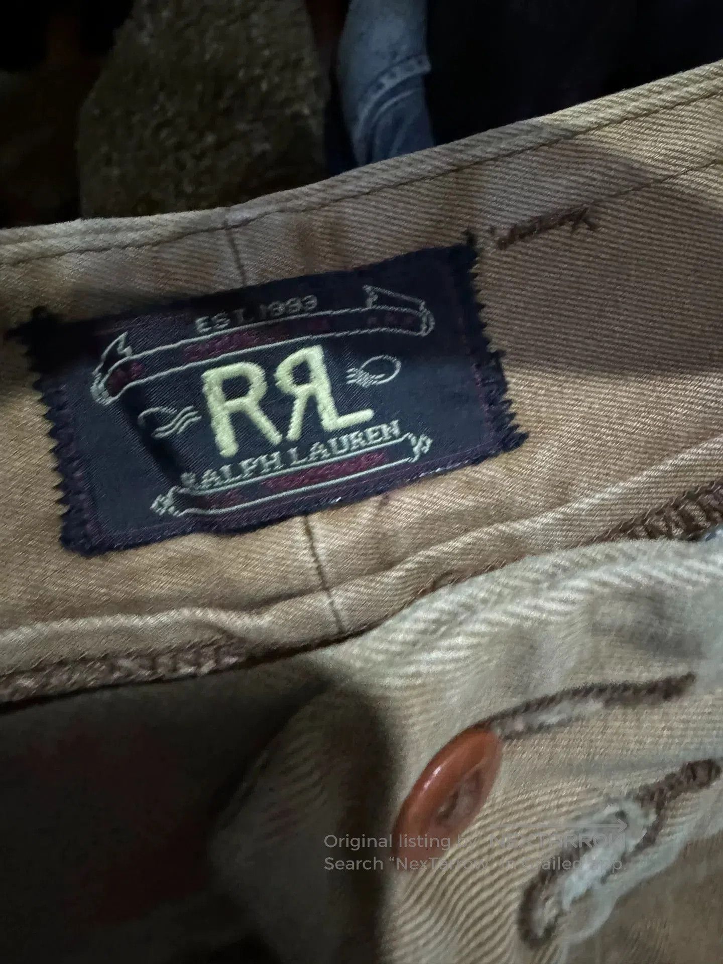 RRL Ralph Lauren RRL Utility Pant with Heavy Wash Finish. Size US 32 / EU 48 - 5 Thumbnail