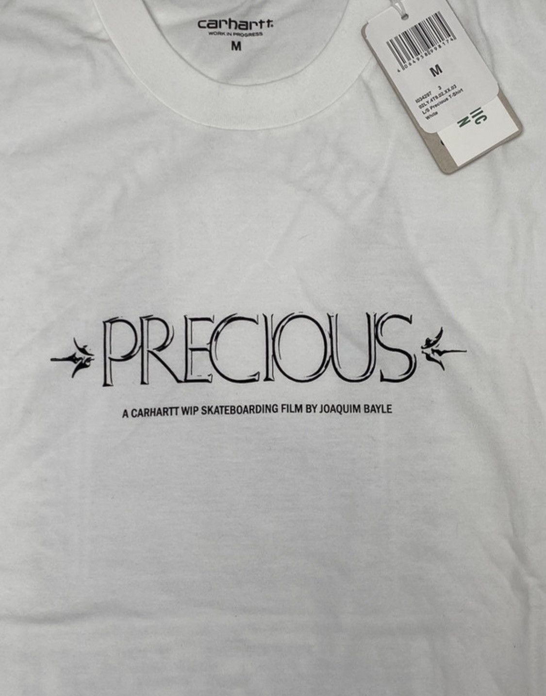 Carhartt Wip Carhartt Wip x Precious T-shirt size M White new Size US M / EU 48-50 / 2 - 2 Thumbnail