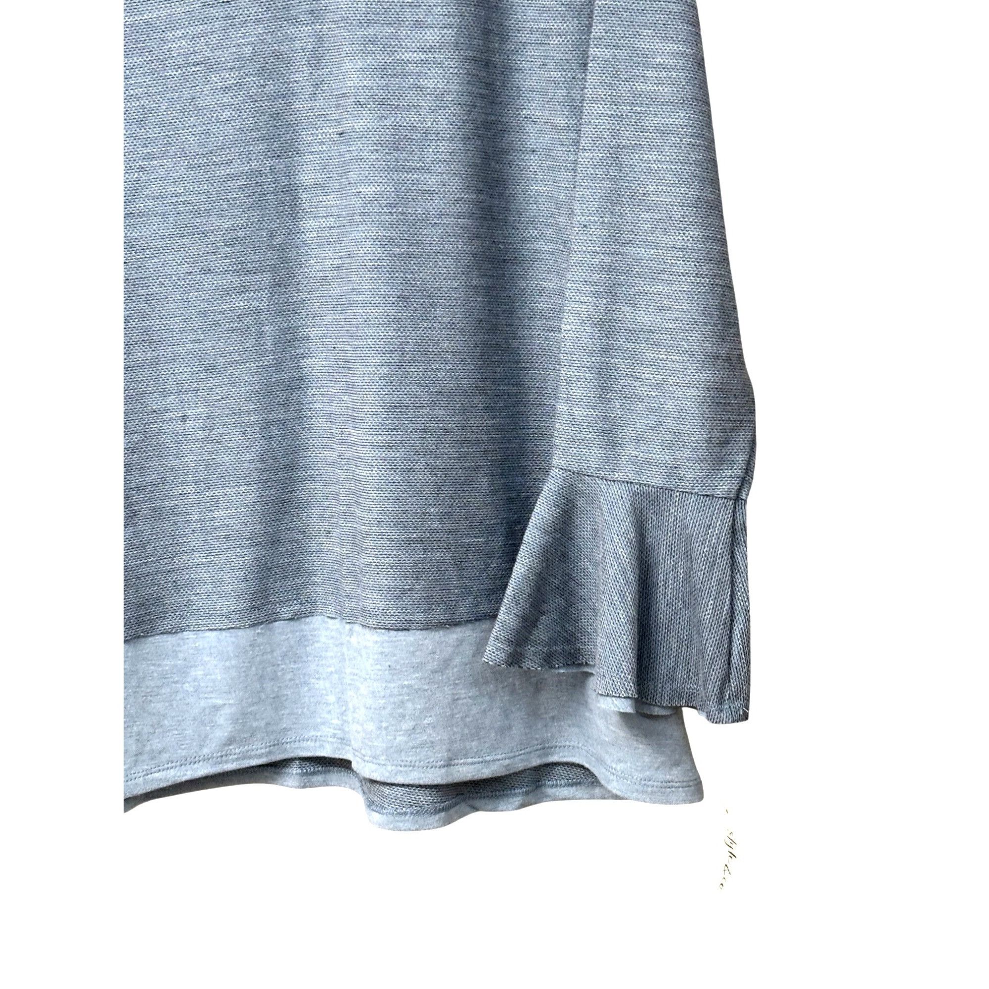 Style & Co Style & Co X-Front Bell-Sleeve Top, Steel Blue, Sz. XL Size XL / US 12-14 / IT 48-50 - 5 Thumbnail