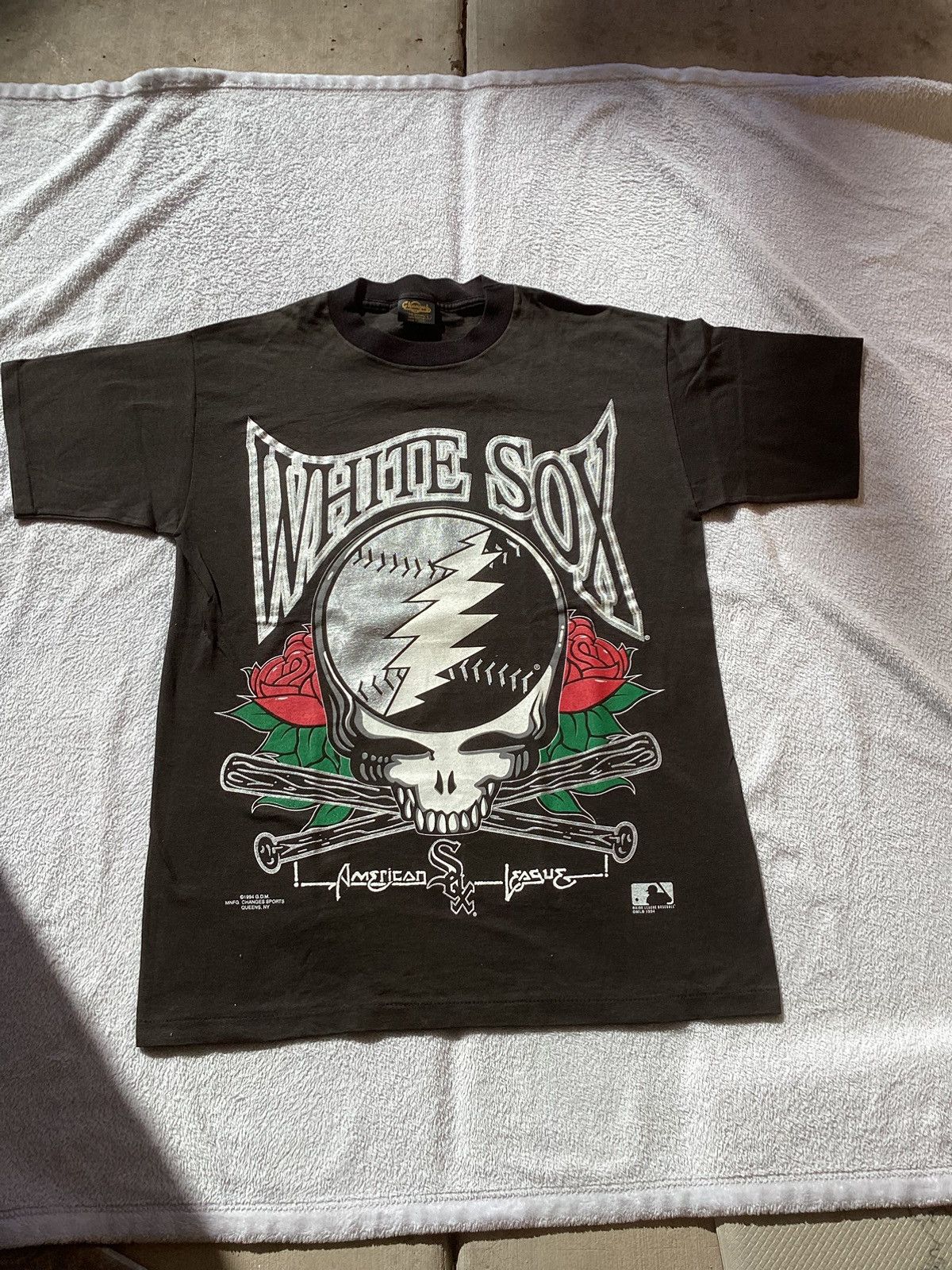 Grateful Dead Vintage 1994, Grateful Dead, MLB, Chicago White Sox T-shirt Size US L / EU 52-54 / 3 - 1 Thumbnail