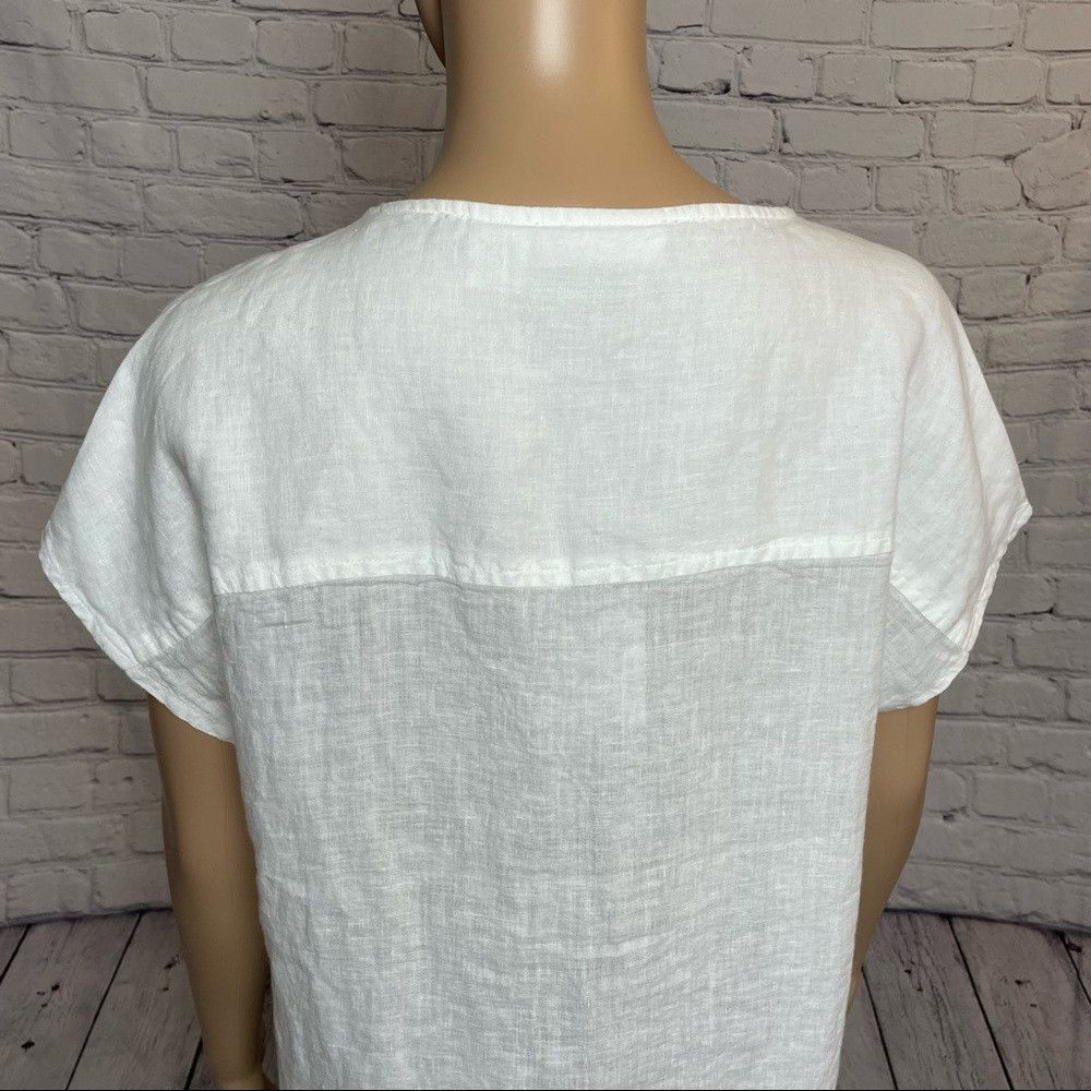House of Harlow NWT New House of Harlow 1960 White Linen Blouse Size S Size S / US 4 / IT 40 - 9 Thumbnail