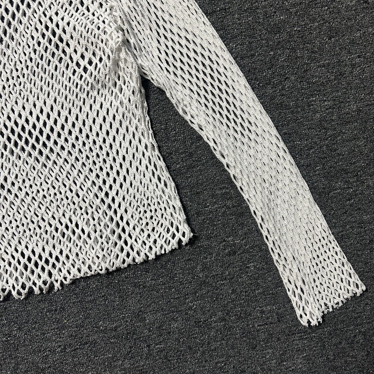 Japanese Brand Vintage Orimono Mesh Long Sleeve Size S / US 4 / IT 40 - 6 Thumbnail