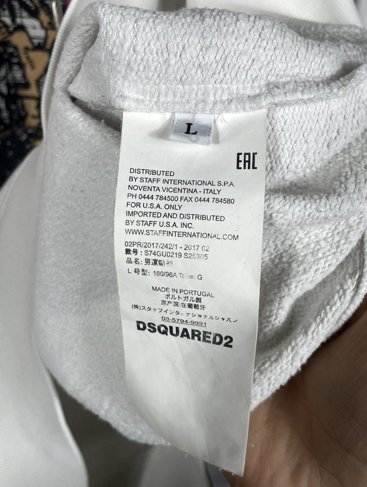 Designer × Dsquared2 Dsquared2 DSQ2 Hoodie Sweatshirt Luxury Designer Baggy Boxy Size L / US 10 / IT 46 - 6 Thumbnail