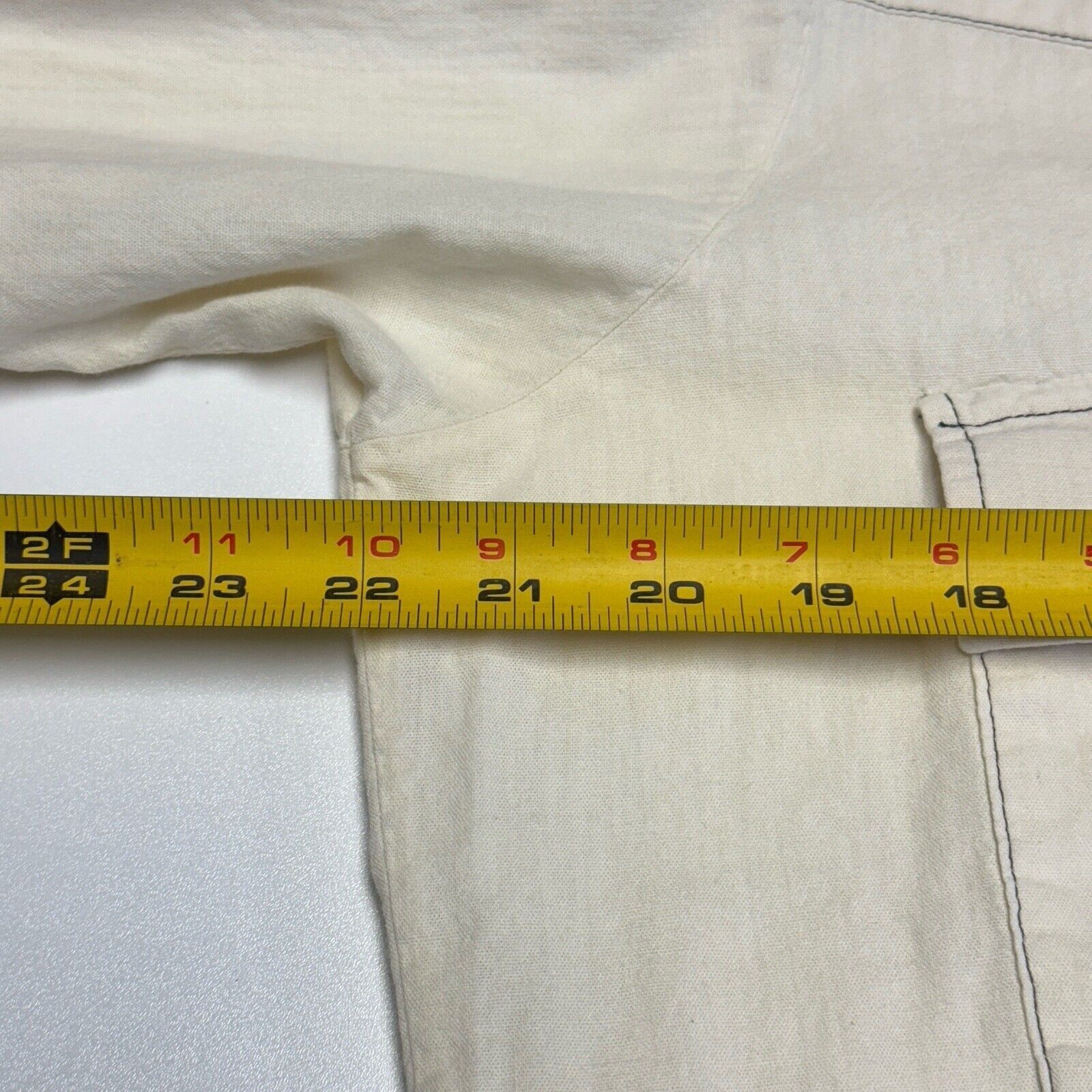 Lee × Vintage Vintage 70s Lee Button Snap Shirt Mens Large White Long Slee Size US L / EU 52-54 / 3 - 11 Thumbnail