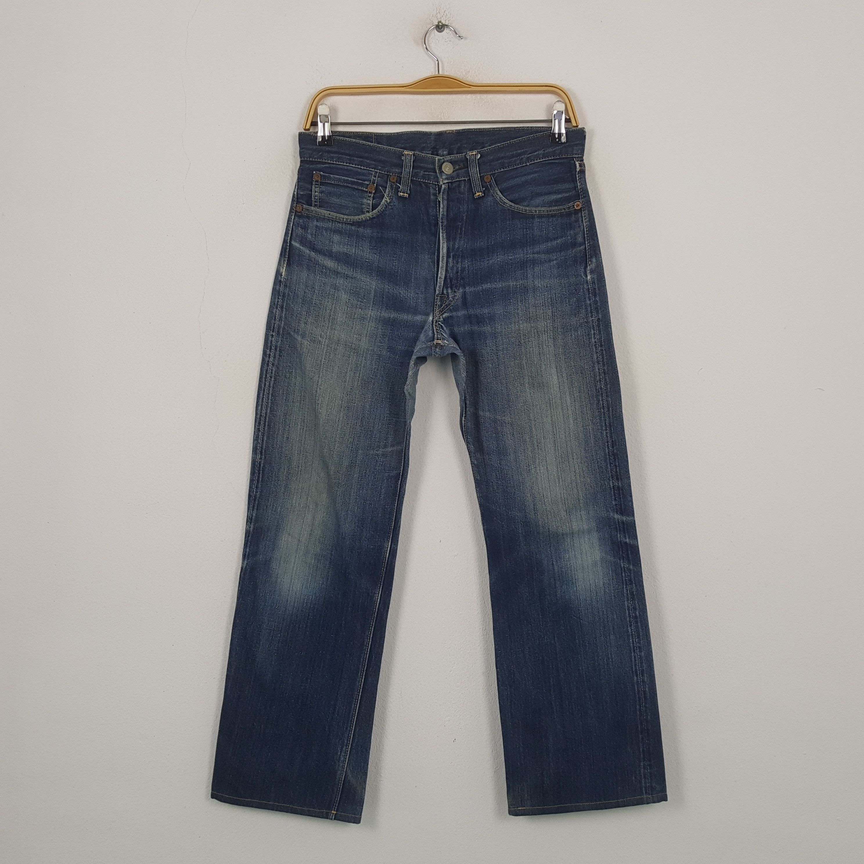 Vintage Joe Mc Coy Japanese Brand Distressed Denim Jeans RR1