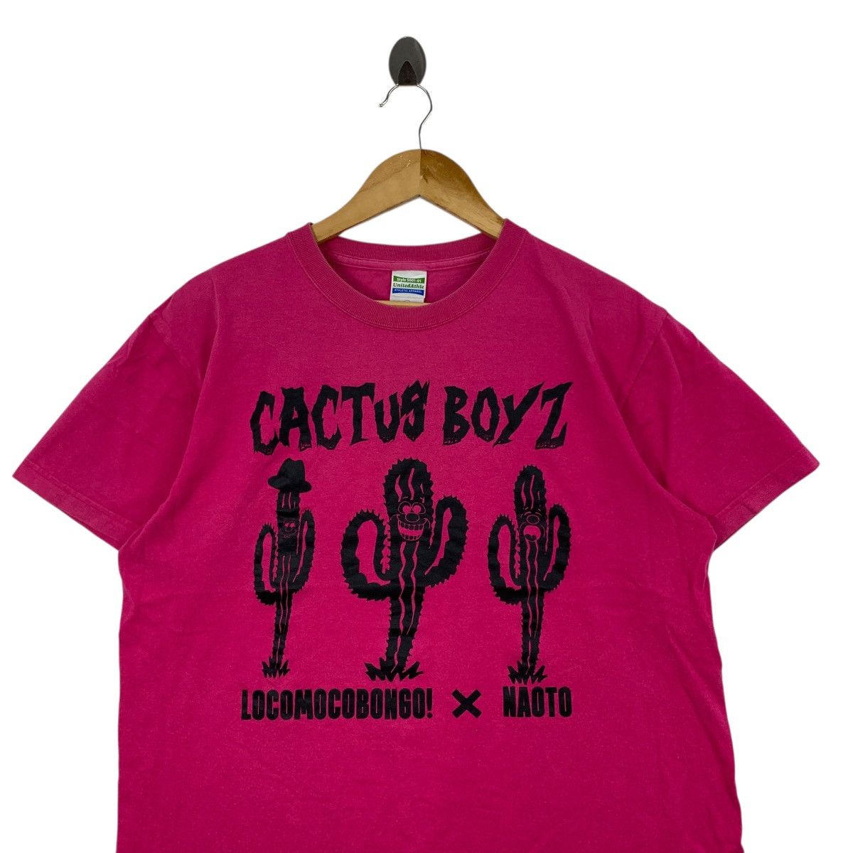 Vintage CACTUS BOYZ Locomocobongo x Naoto Rapper Singer Japan Tshirt Size US L / EU 52-54 / 3 - 2 Thumbnail