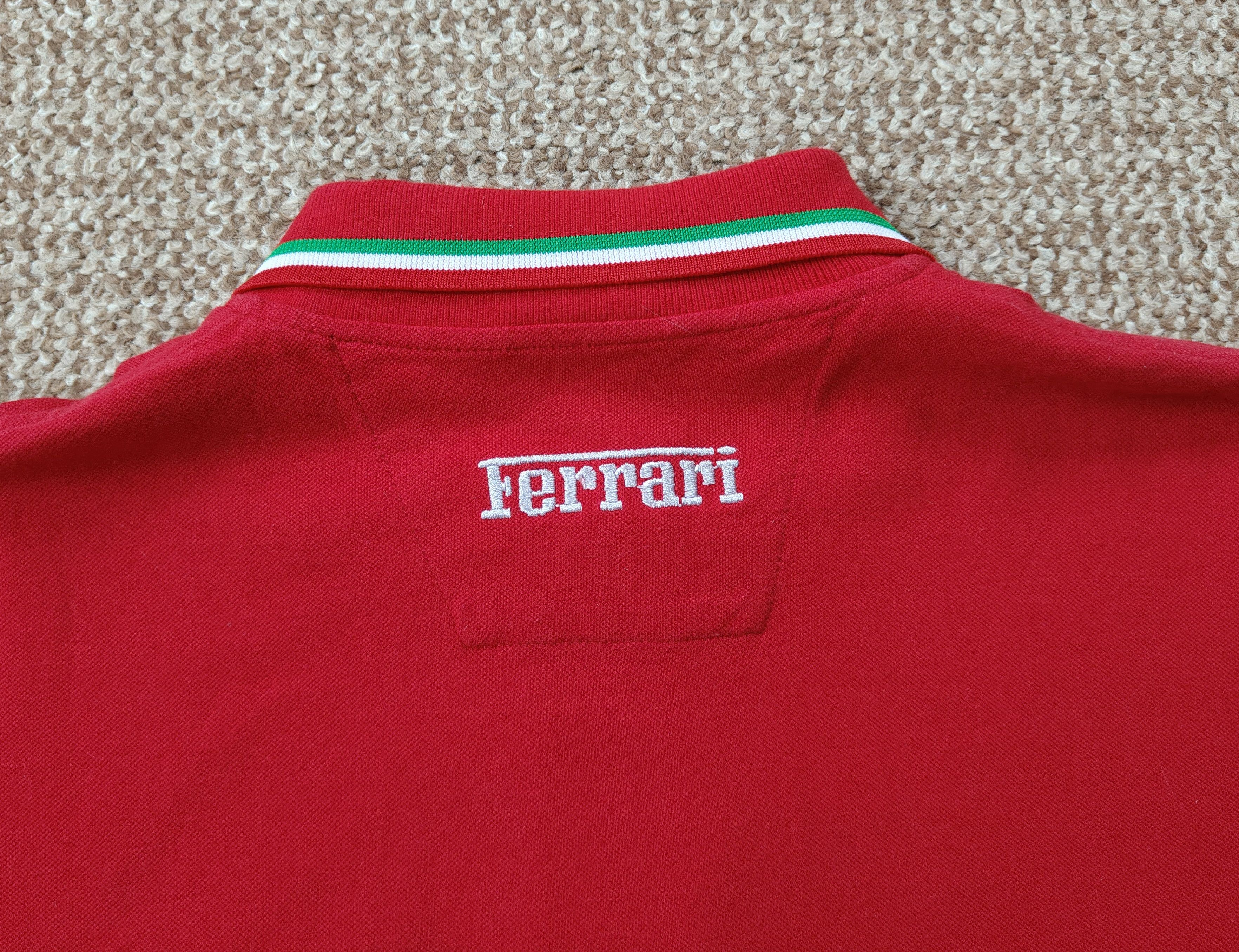 Ferrari Vintage 1999 Ferrari Men's Retro Red Zip Polo T Shirt sz L Size US L / EU 52-54 / 3 - 9 Thumbnail